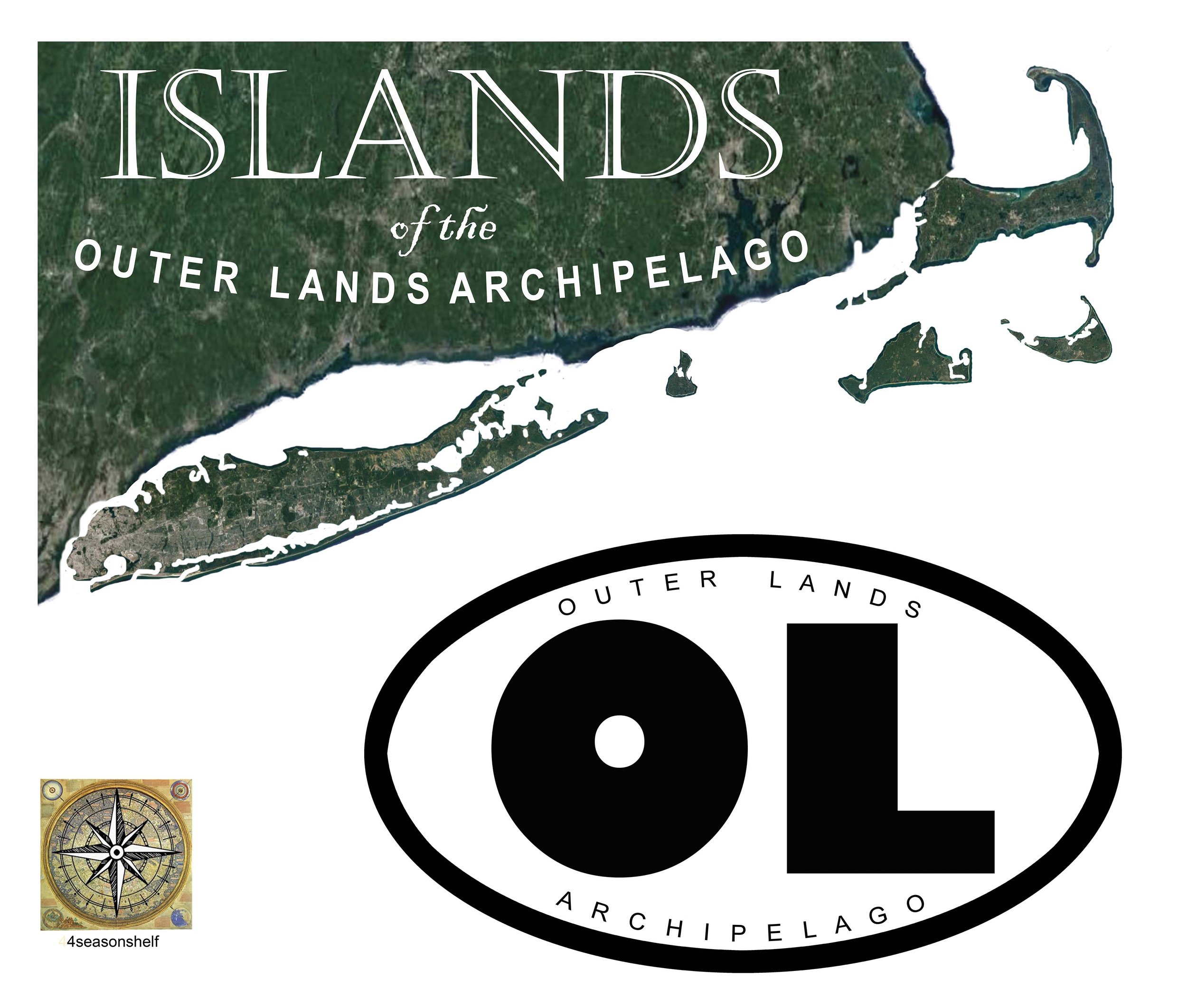 Outer Lands Oval Sticker