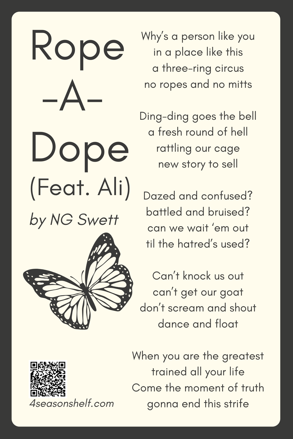 Rope A Dope Feat Ali Printable Short Rhyming Poem By NG Swett rope-a-dope-feat-ali-printable-short-rhyming-poem-by-ng-swett