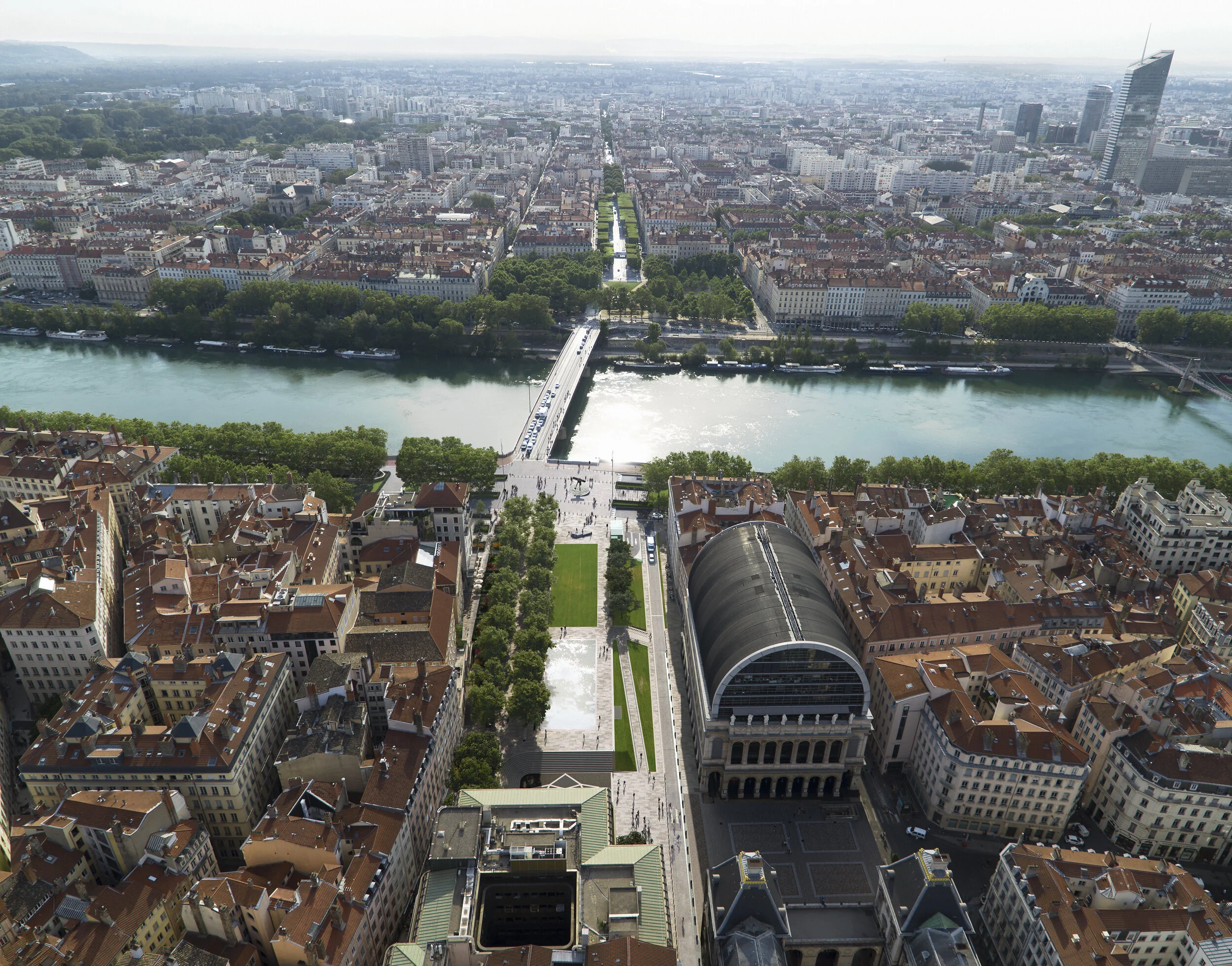 Lyon Opera Square, Moz Paysage
