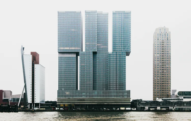 51°54'24.00"N 4°29'17.31"E — De Rotterdam, Netherlands.