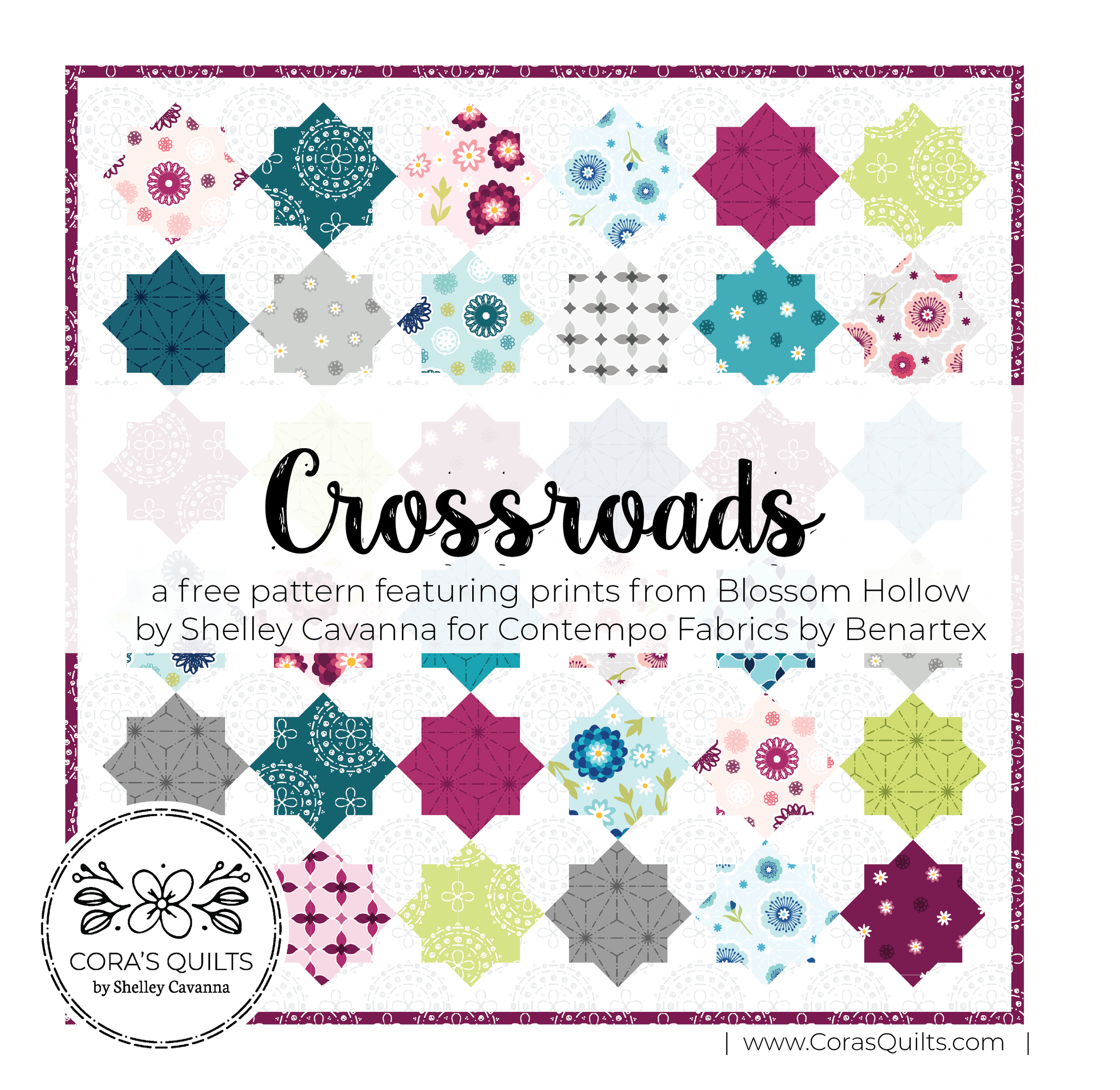 Meet … CROSSROADS! — Cora's Quilts by Shelley Cavanna