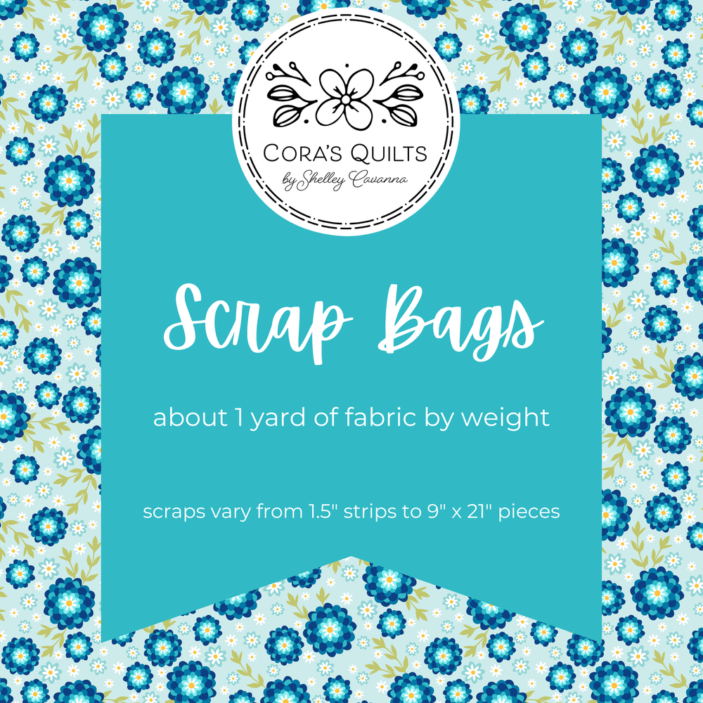 2.5 Lb LARGE CUTS Quilt Fabric Scrap Bundle, Fabric Grab Bag