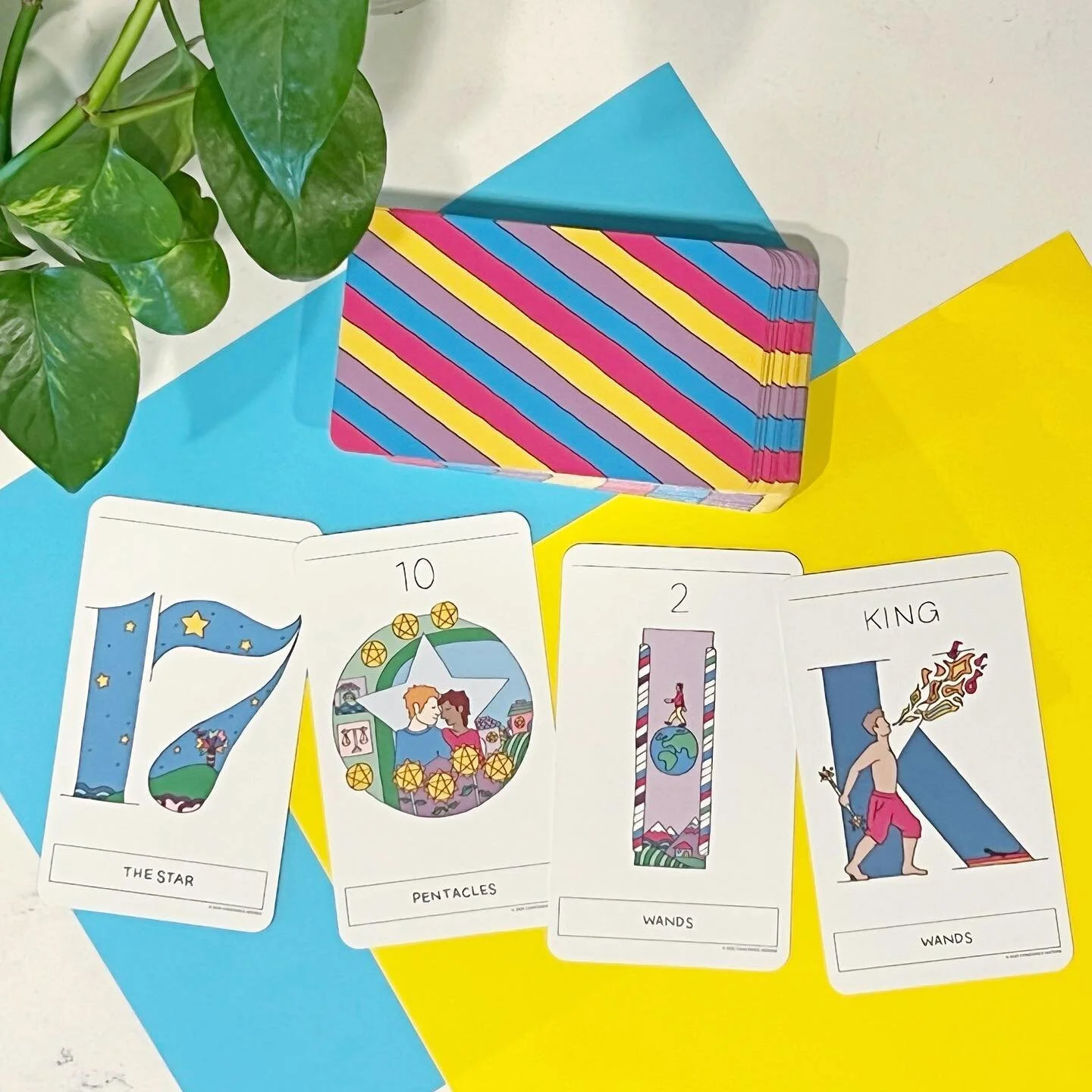 Sometimes the cards know exactly what I need to hear 💛 (even when I didn&rsquo;t realize I was asking)

#tarot #indietarot #indiedecks #indiedeckcreator #tarotcards #tarotdeck #tarotreadersofinstagram #taroteverydamnday #tarotcommunity #illustration