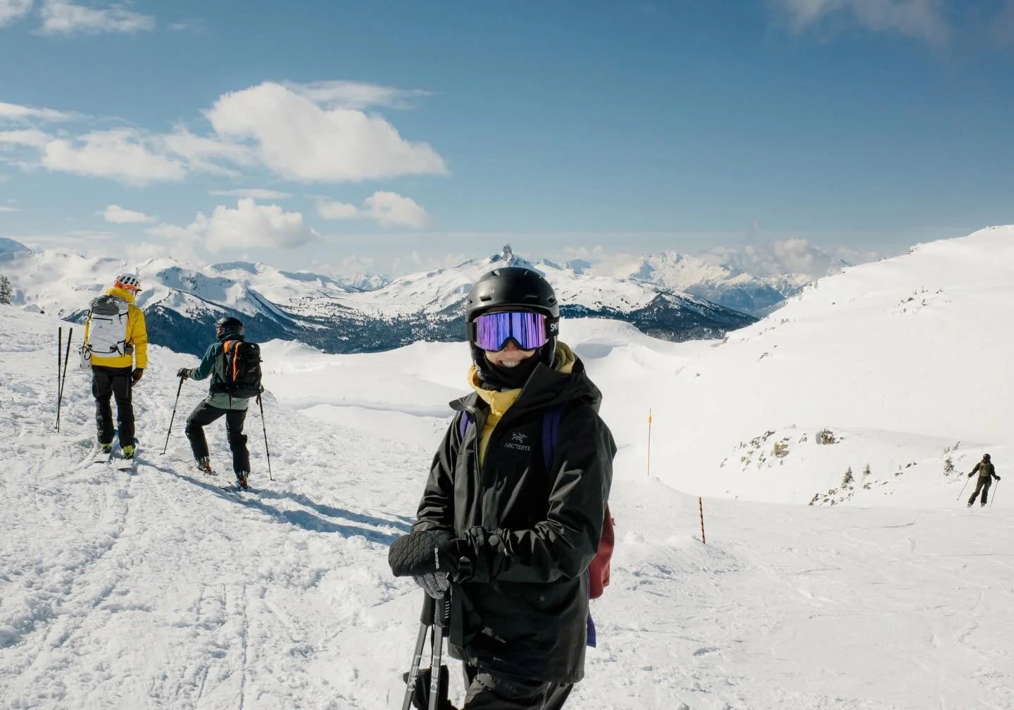 Neil and I skied our first day ever at Whistler Blackcomb on Saturday, woooowwww it&rsquo;s beautiful and HUGE. I&rsquo;ve been up to Garibaldi lake but I&rsquo;ve never managed to see Black Tusk and it was wild to see it for the first time from anot