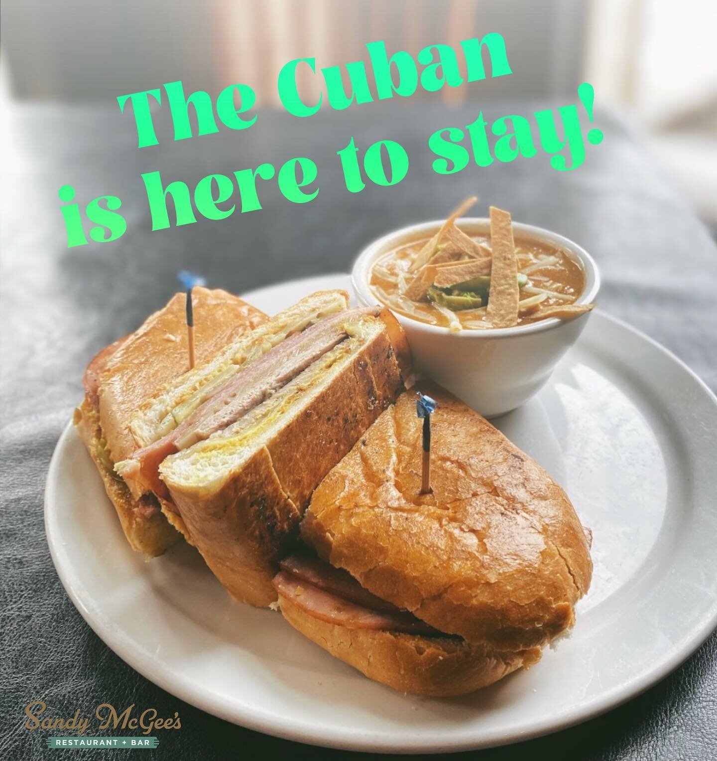 Our latest Burger of the Month has been so popular, we&rsquo;re adding it to the menu permanently! 🇨🇺 🥪🇨🇺🥪🇨🇺🥪🇨🇺🥪
We will have another Burger of the Month in April, but for now you can rest assured The Cuban will be here when you crave it.