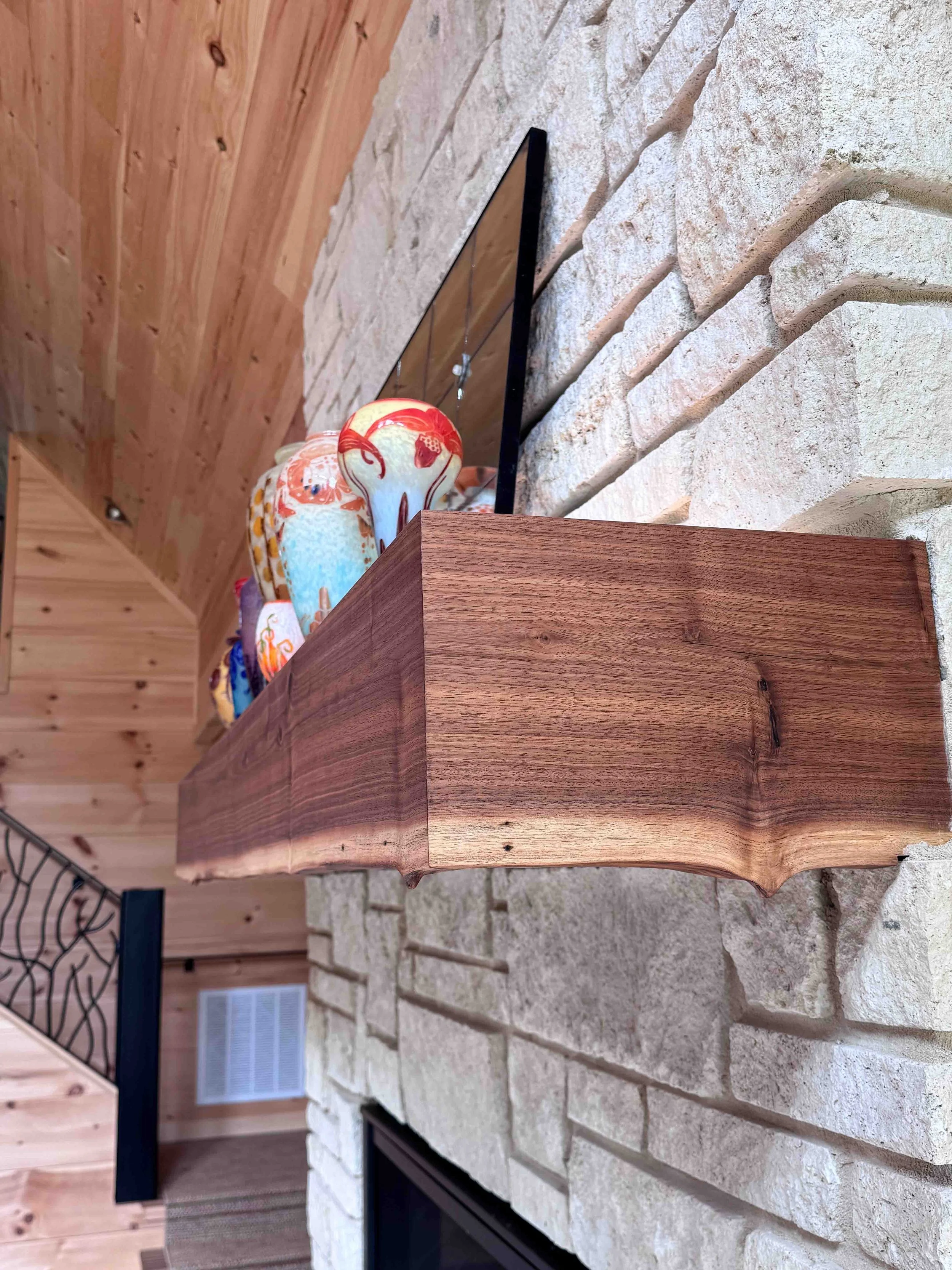 live edge walnut mantle with led lighting 2.jpg