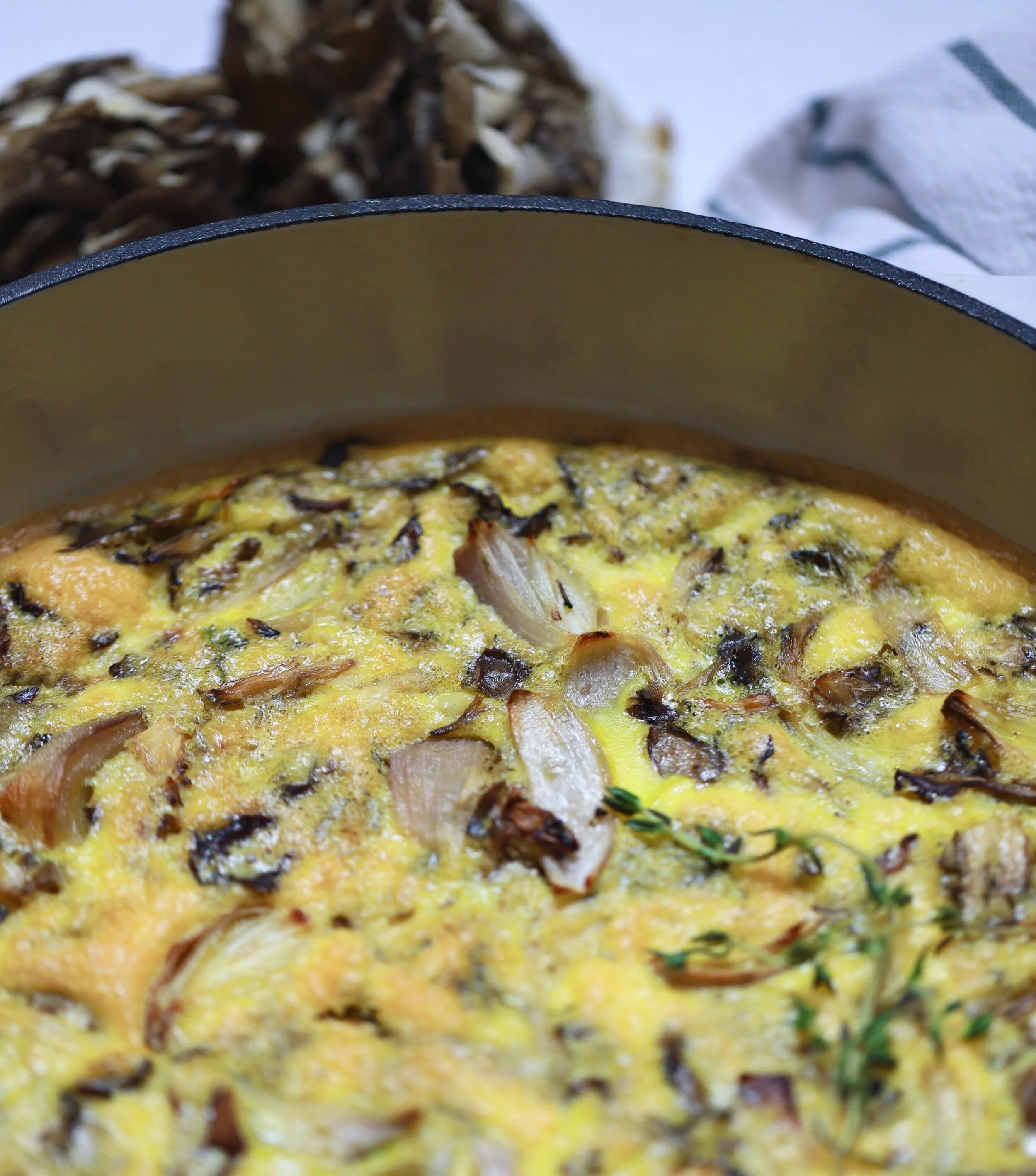 Shallot & Mushroom Frittata — Alyse's Gut Cooking