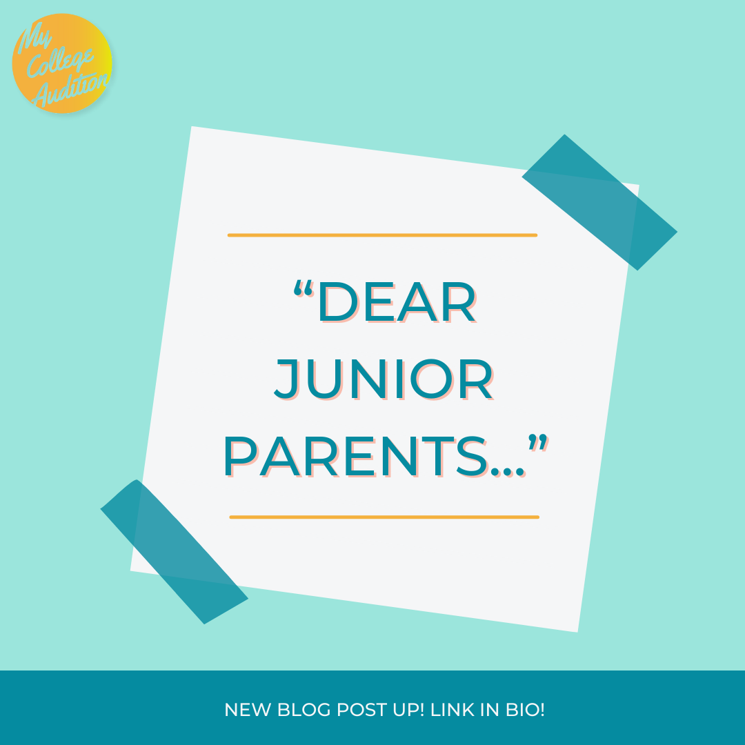 “Dear Junior Parents…”