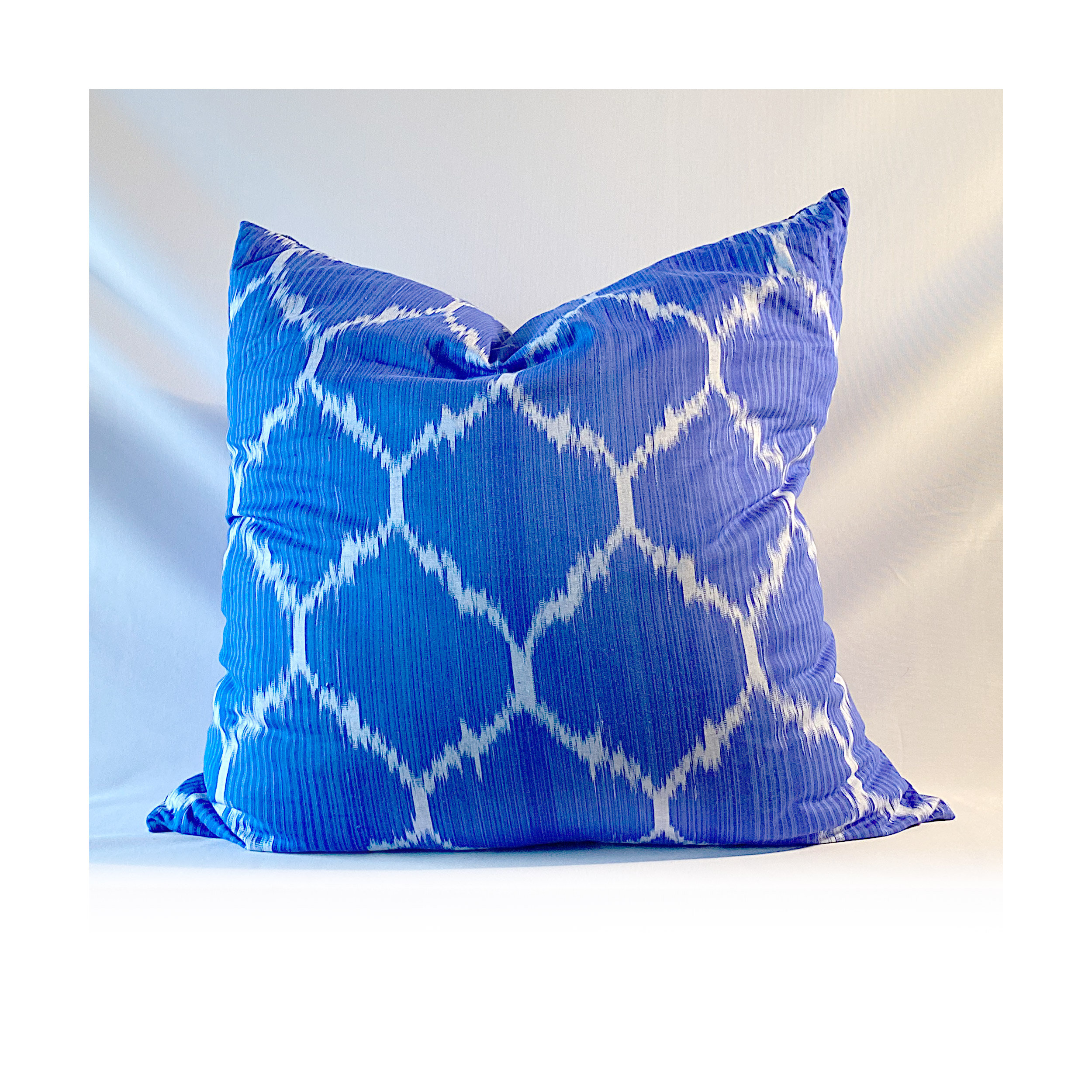 The Hinto Cotton Ikat Pillow Unexpected Designs