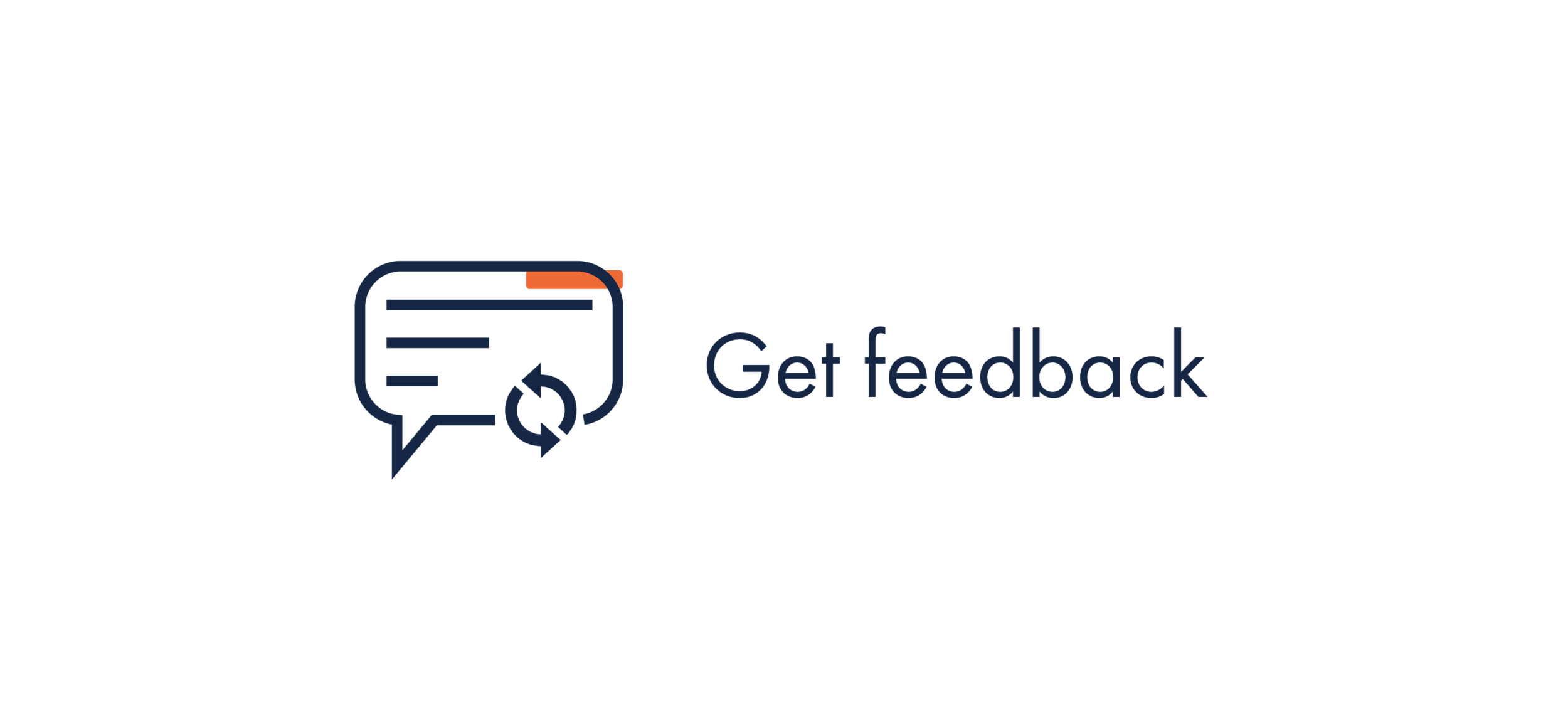 get feedback icon