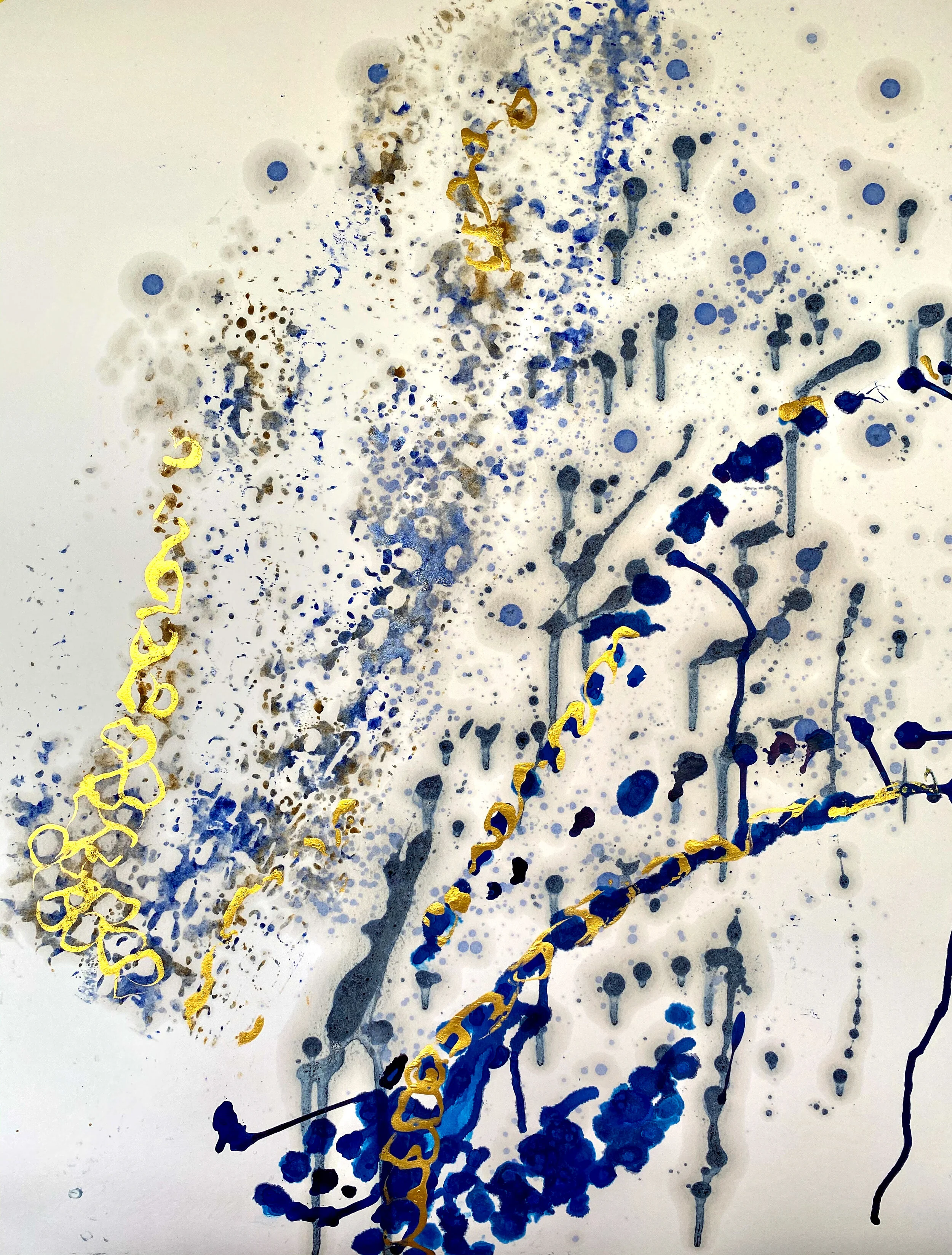 Nature's Principle 47,4 x 70 cm mixed media