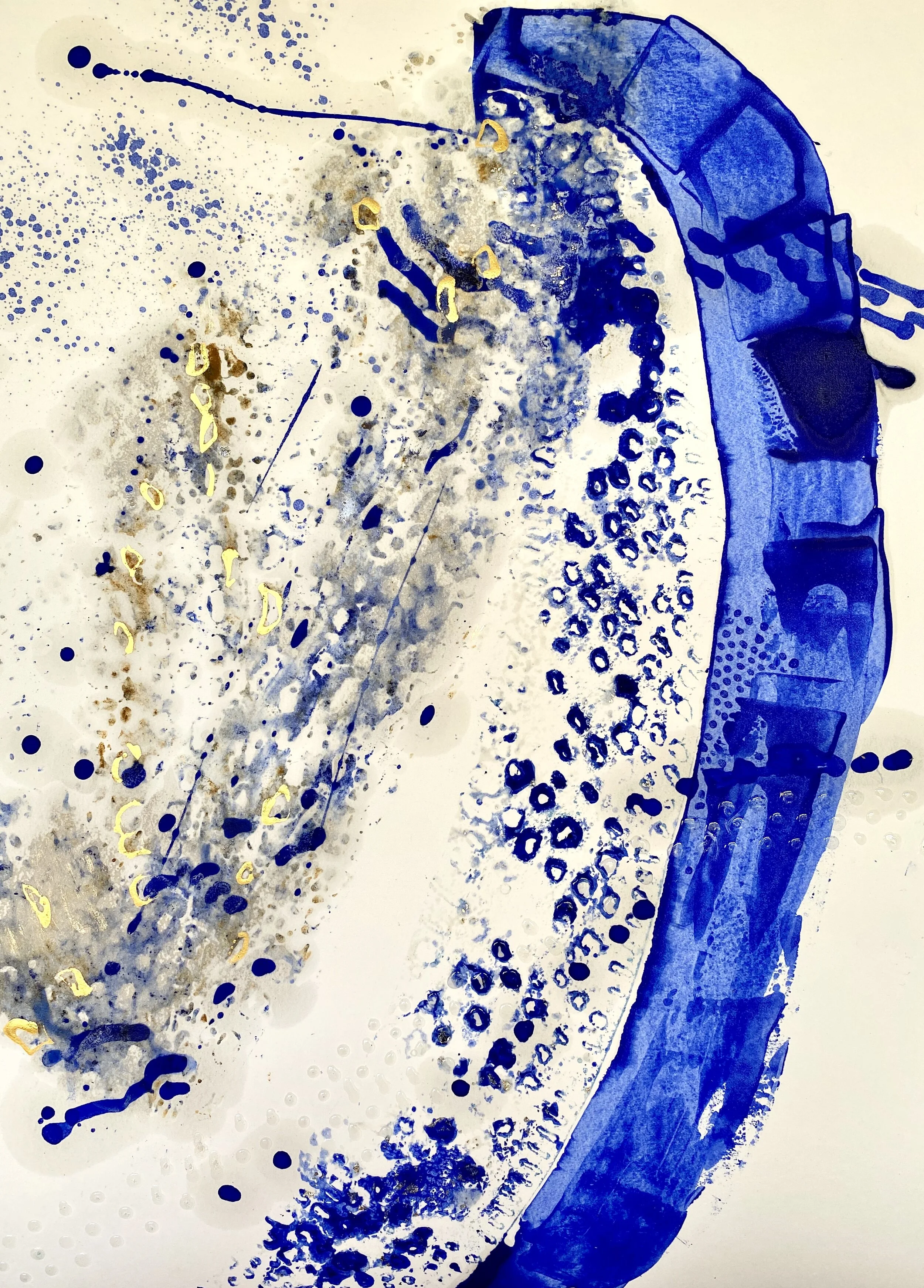 Transgressive 52 x 70 cm mixed media ( sold )