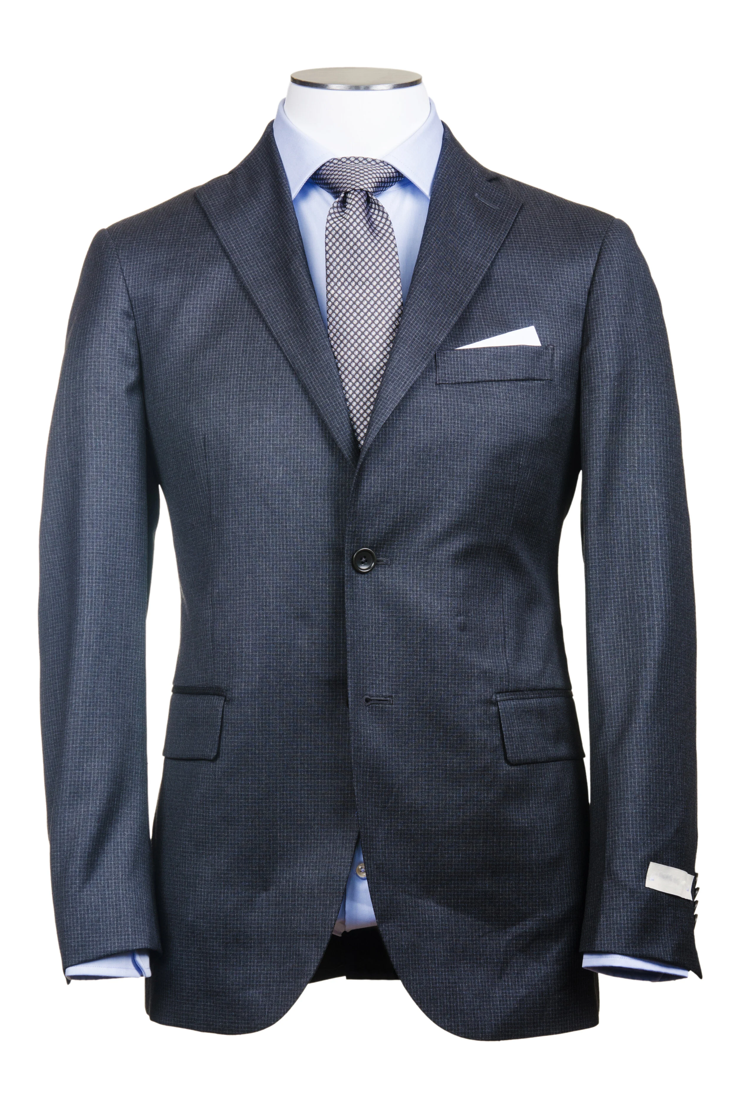 S130s Dark Grey Fine Graph Check
