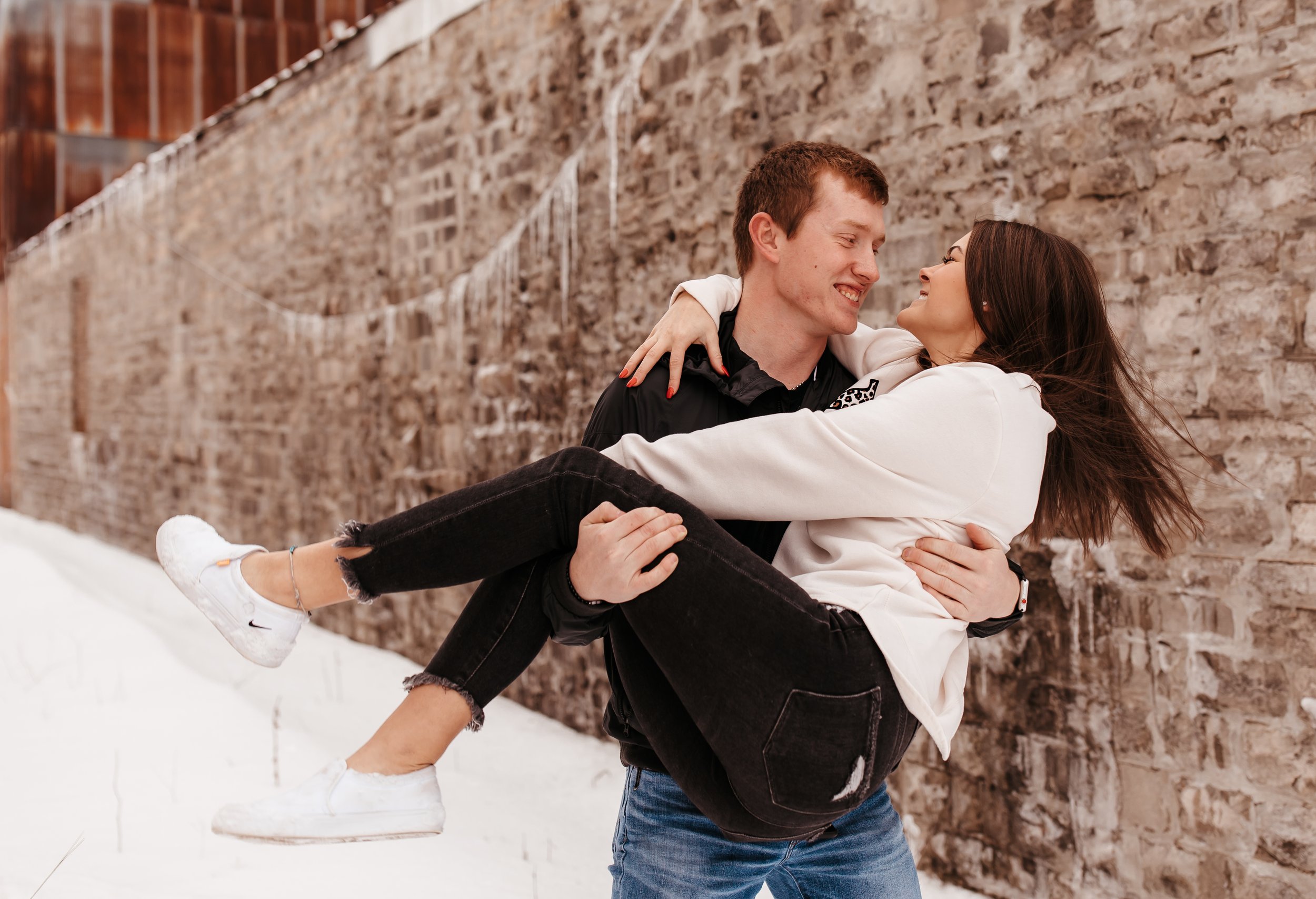 Midwest Winter couples session