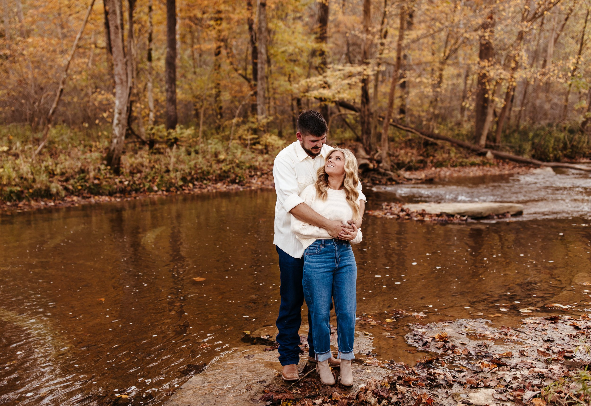Southern Indiana Golden Hour Engagement Session