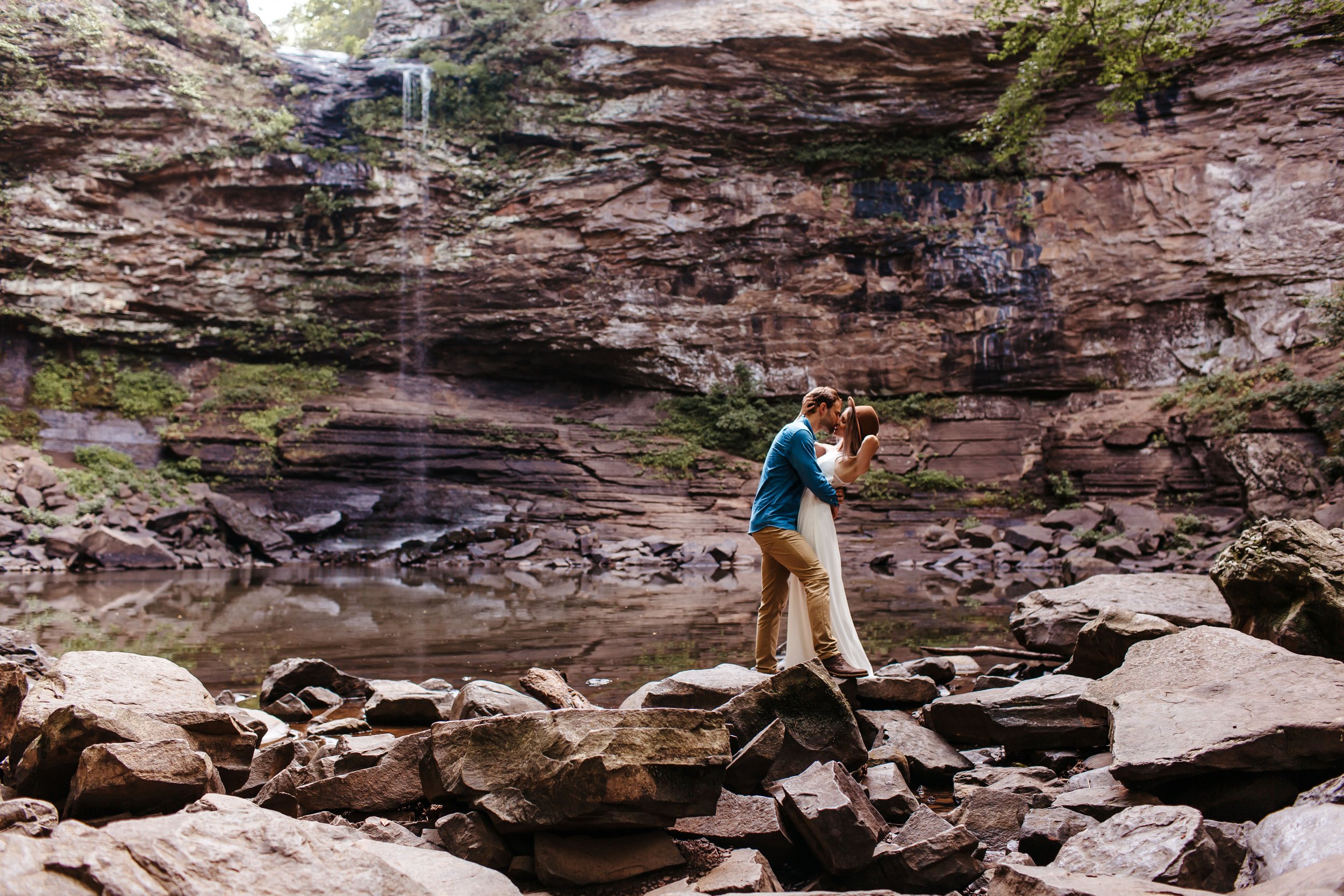 Indiana Waterfall Couples Session