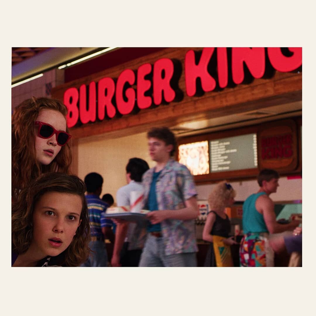 Stranger Things is no stranger to product placement and I'll probably dive into the subject of brands in the series in the near future - but as Burger King announced their re-branding&nbsp;last week I thought it would be cool to look at these images 