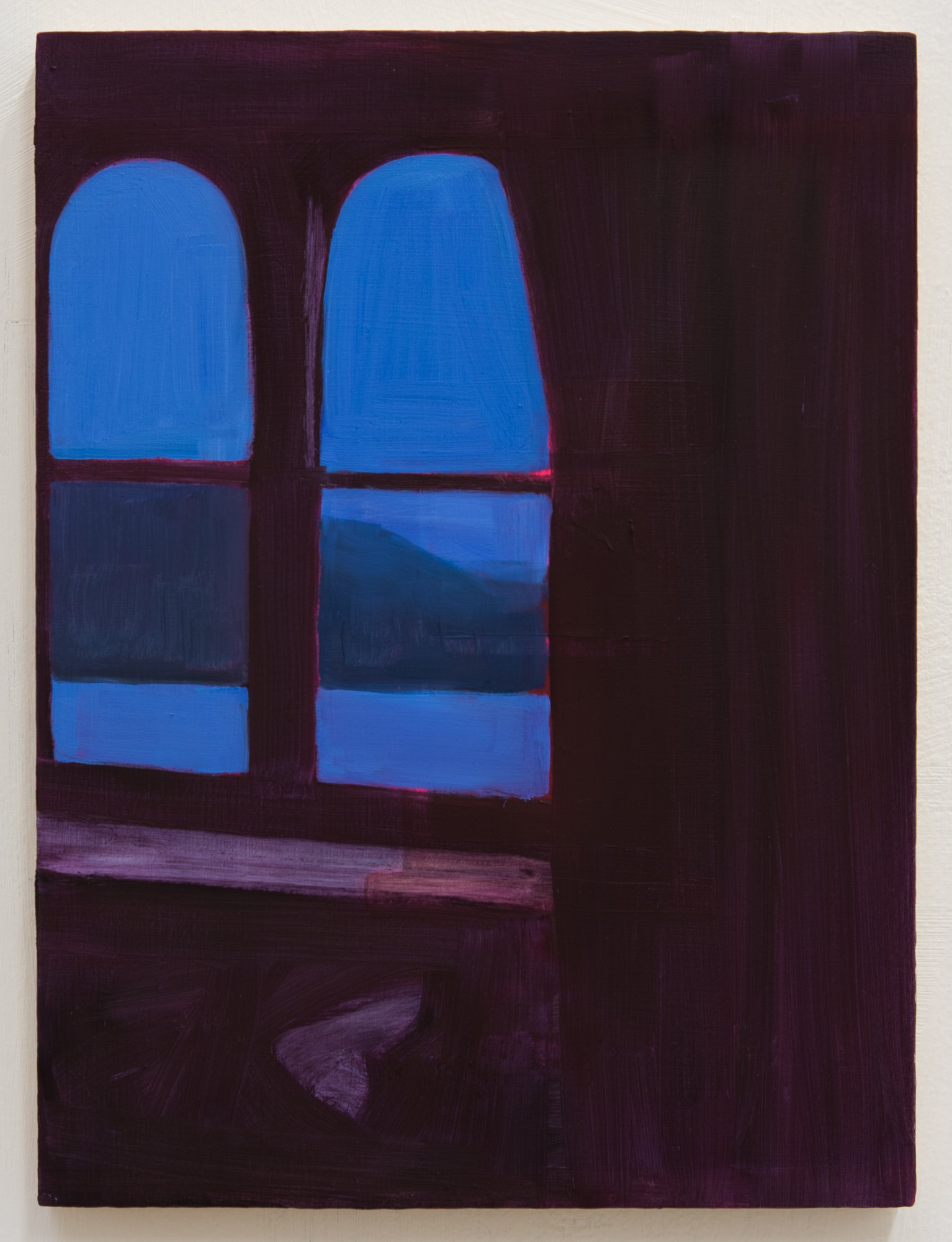  Blue Hour  Oil on board  30.5 x 23 cm  Private Collection 