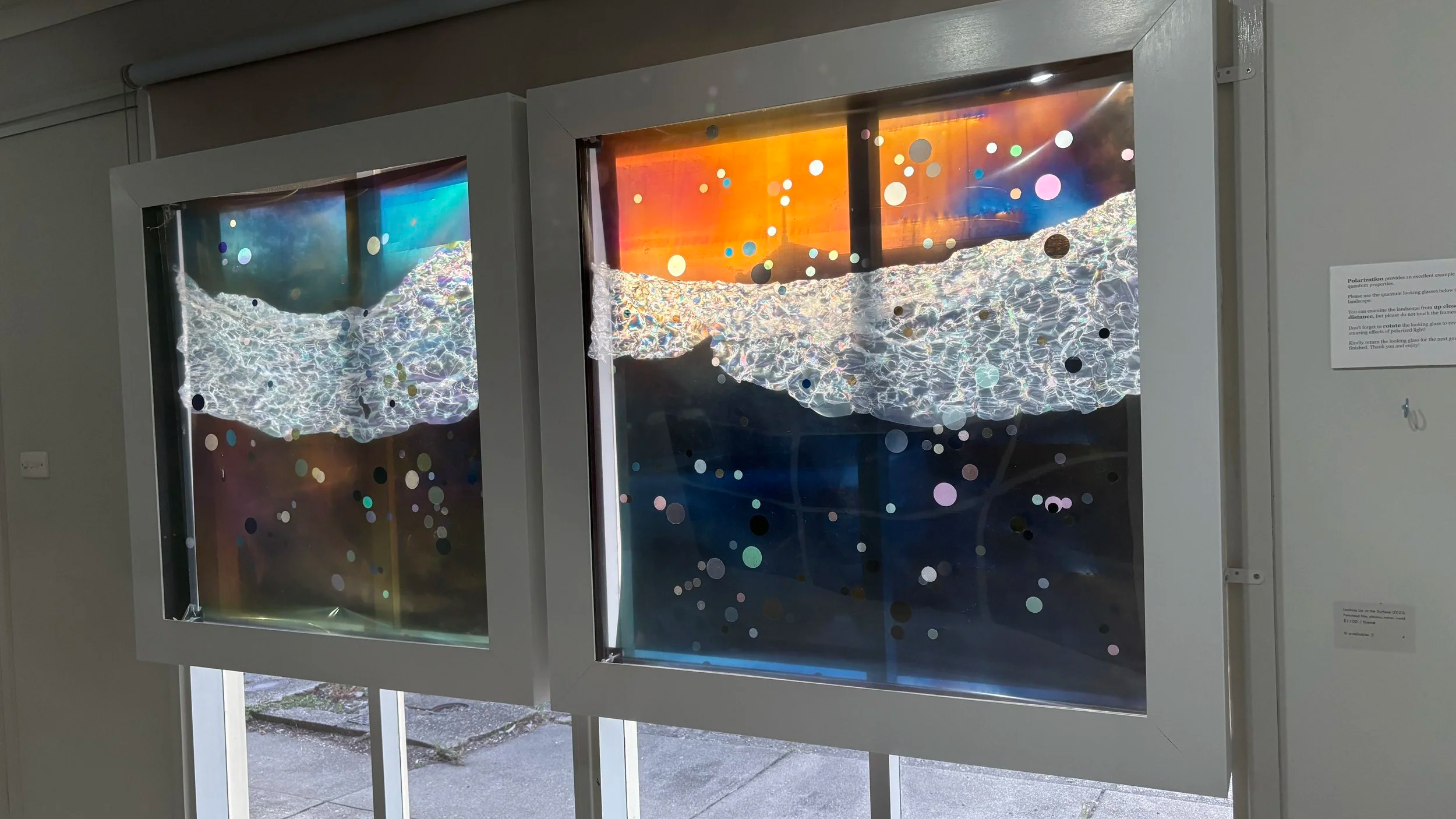 Looking at installation through a looking glass.