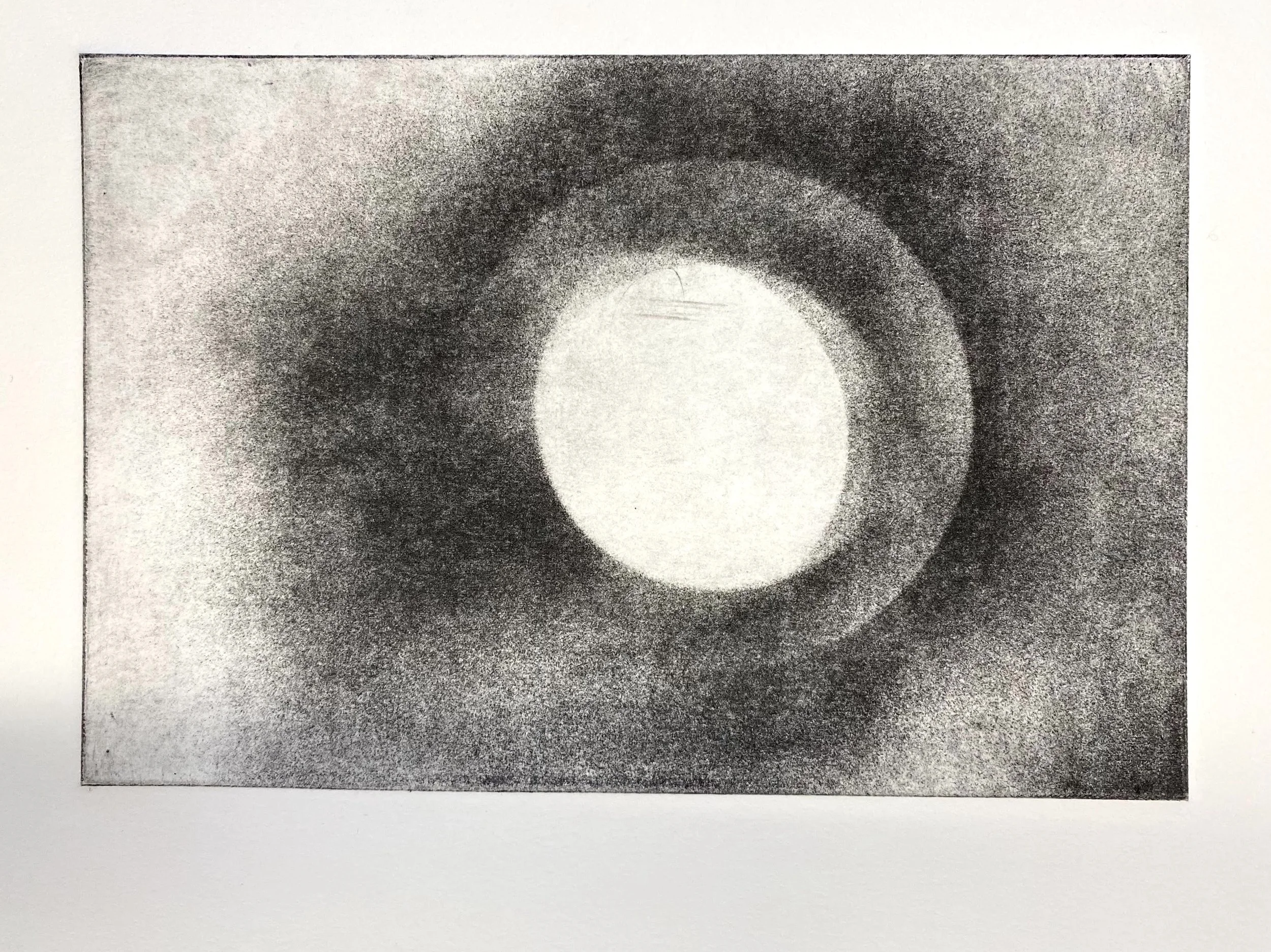 Seed - blast etching print
