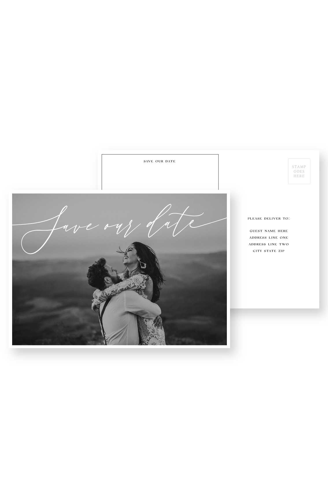 Custom Photo - Save The Date Postcard