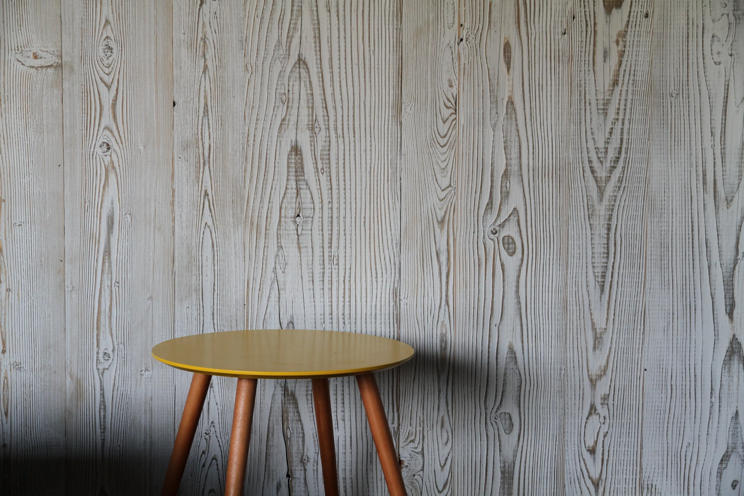 Wire brushed  &amp; White Washed Baltic Pine Wall Lining