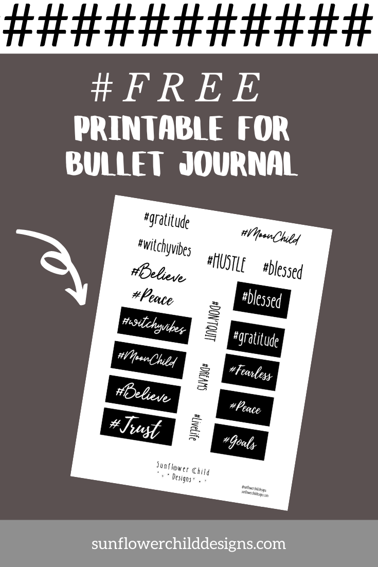 November Bullet Journal Ideas Using Printable Planner Stickers