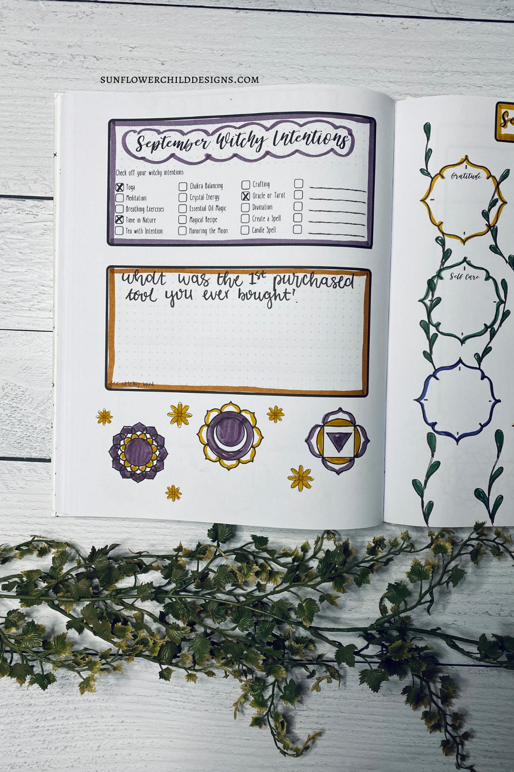 January Bullet Journal Ideas for a Witchy Bullet Journal — Sunflower Child  Designs