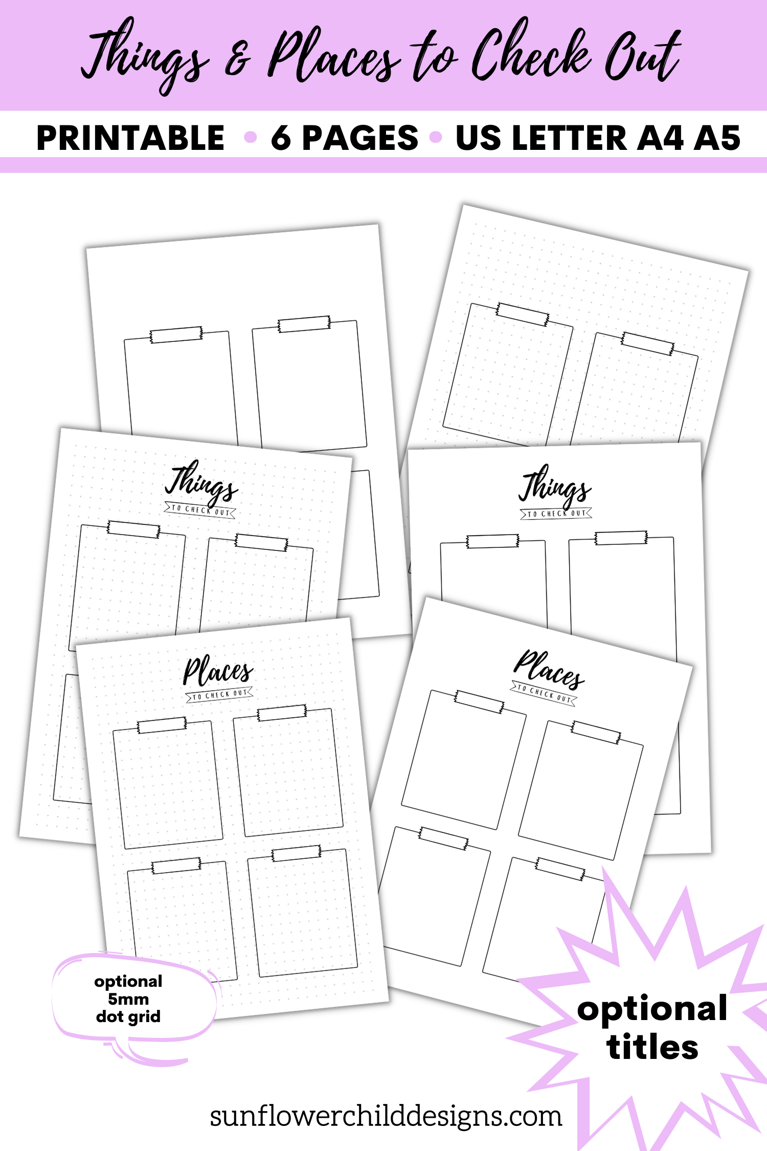 things-to-check-out-places-to-check-out-bullet-journal-pages