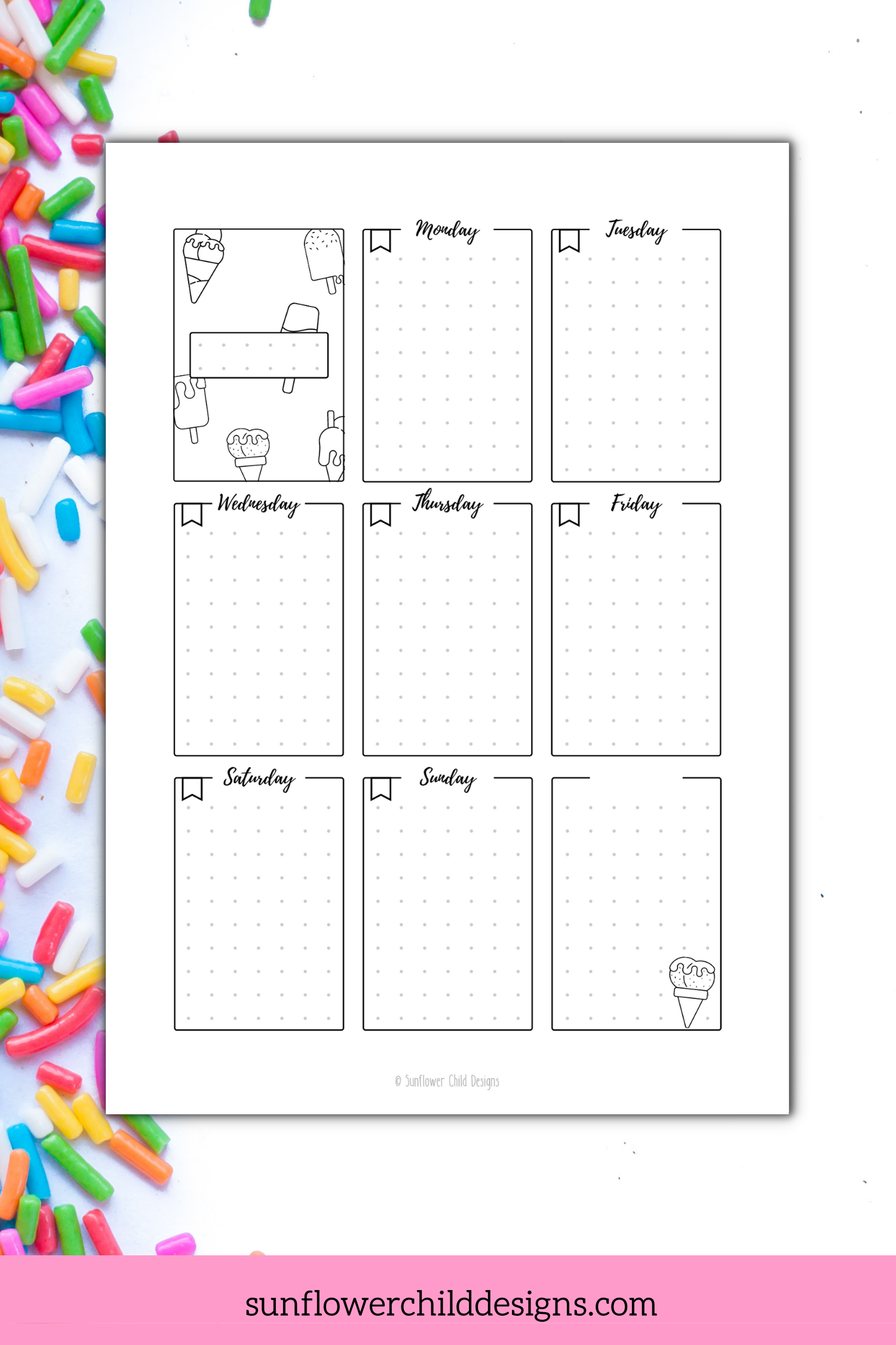 FREE Moon Calendar — Sunflower Child Designs