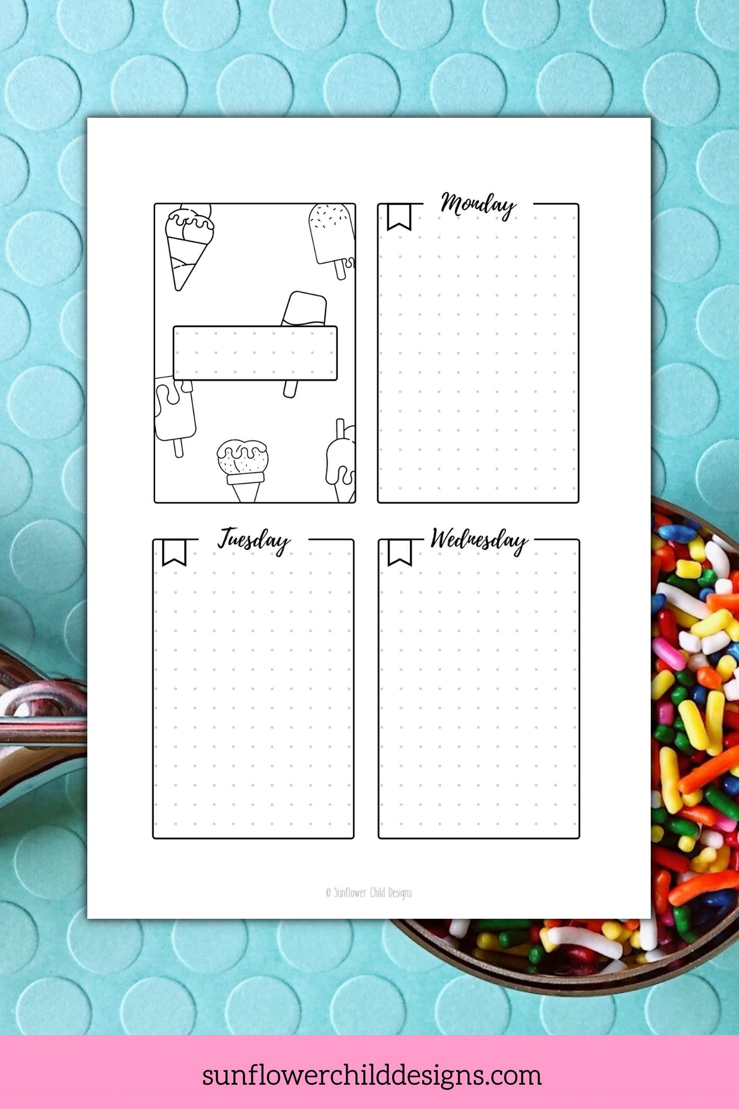 FREE Moon Calendar — Sunflower Child Designs