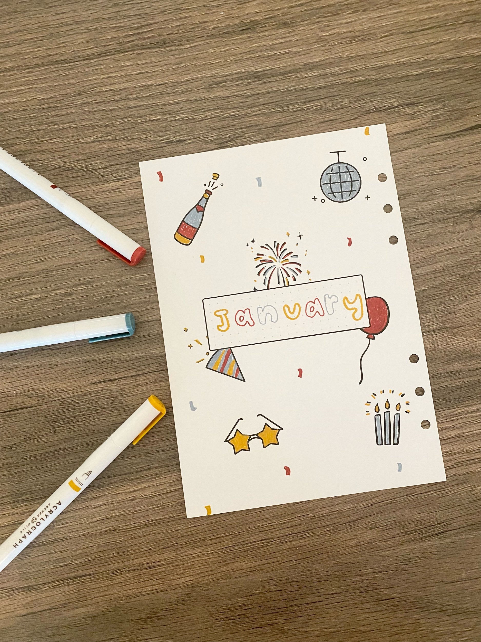 12 EASY Bullet Journal Header and Title Ideas 