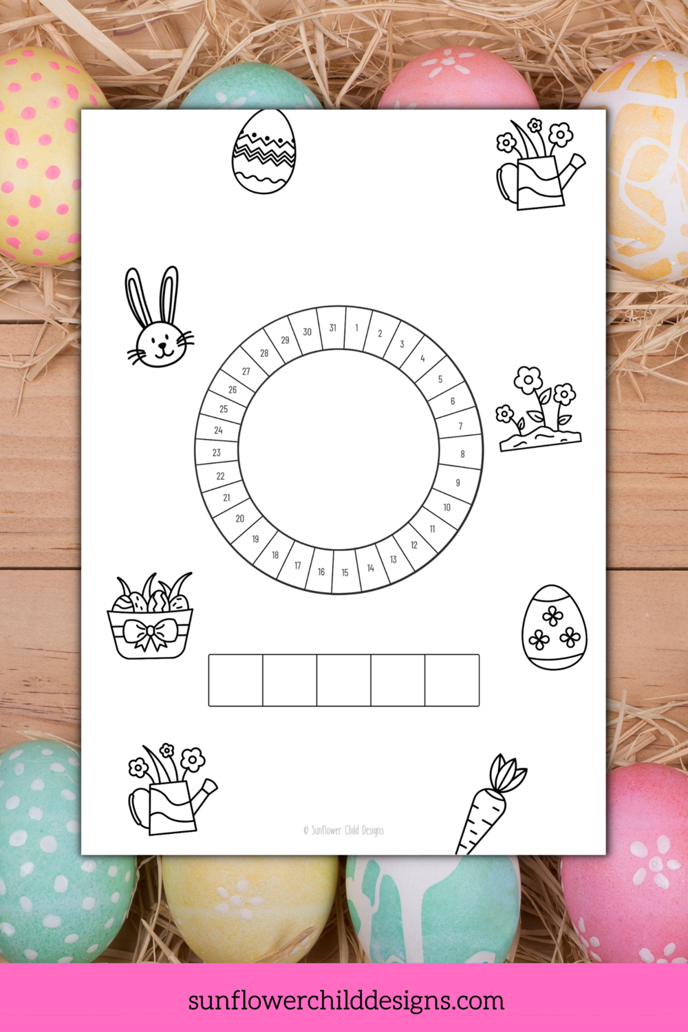 Ultimate Productivity Planner Set: Easter Bunny Figurines Journal