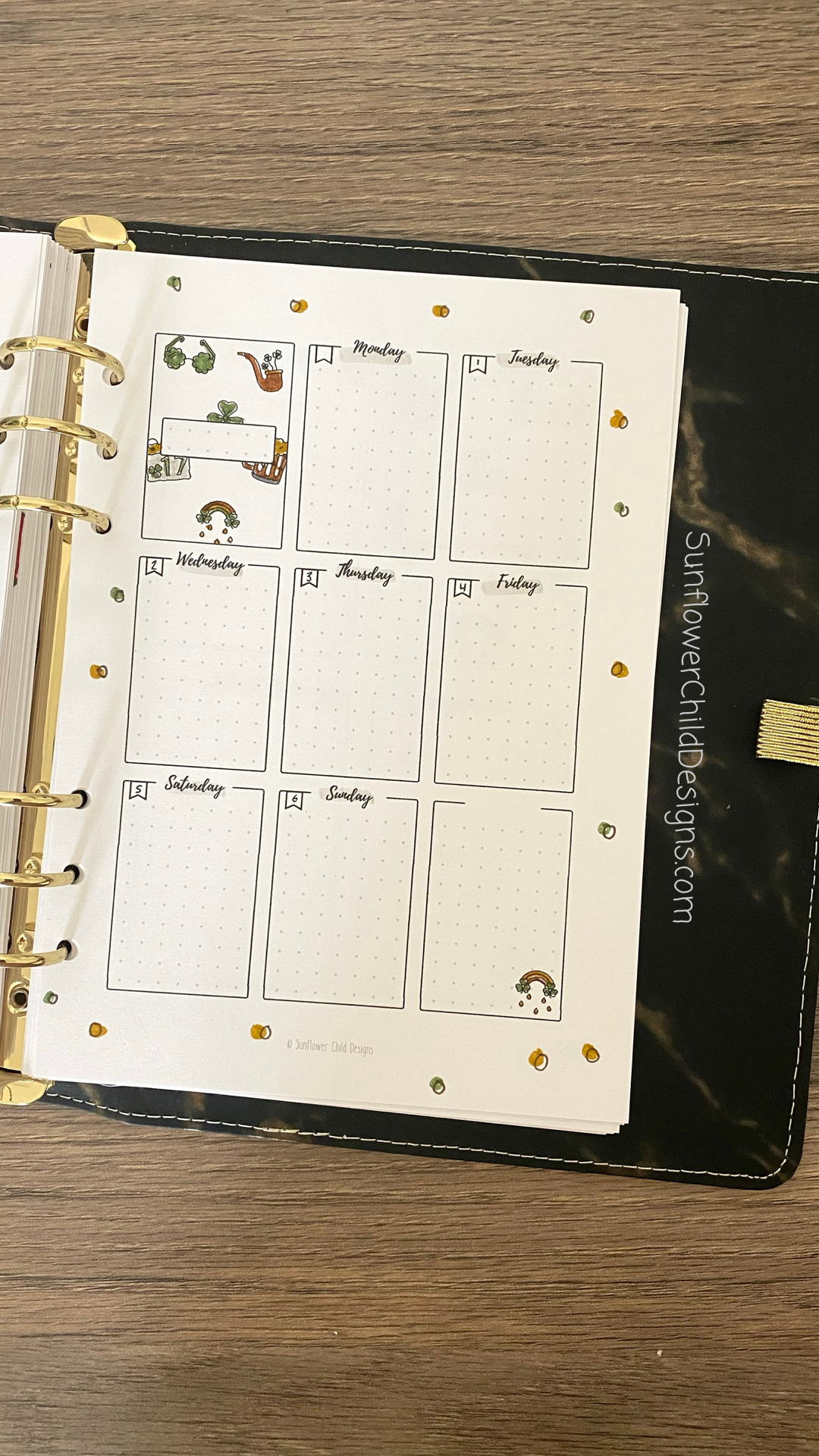 March Weekly Layout for you Bullet Journal