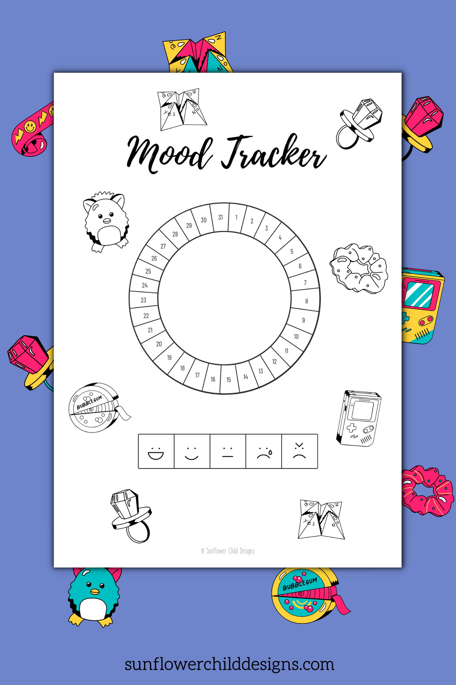 mood tracker printable
