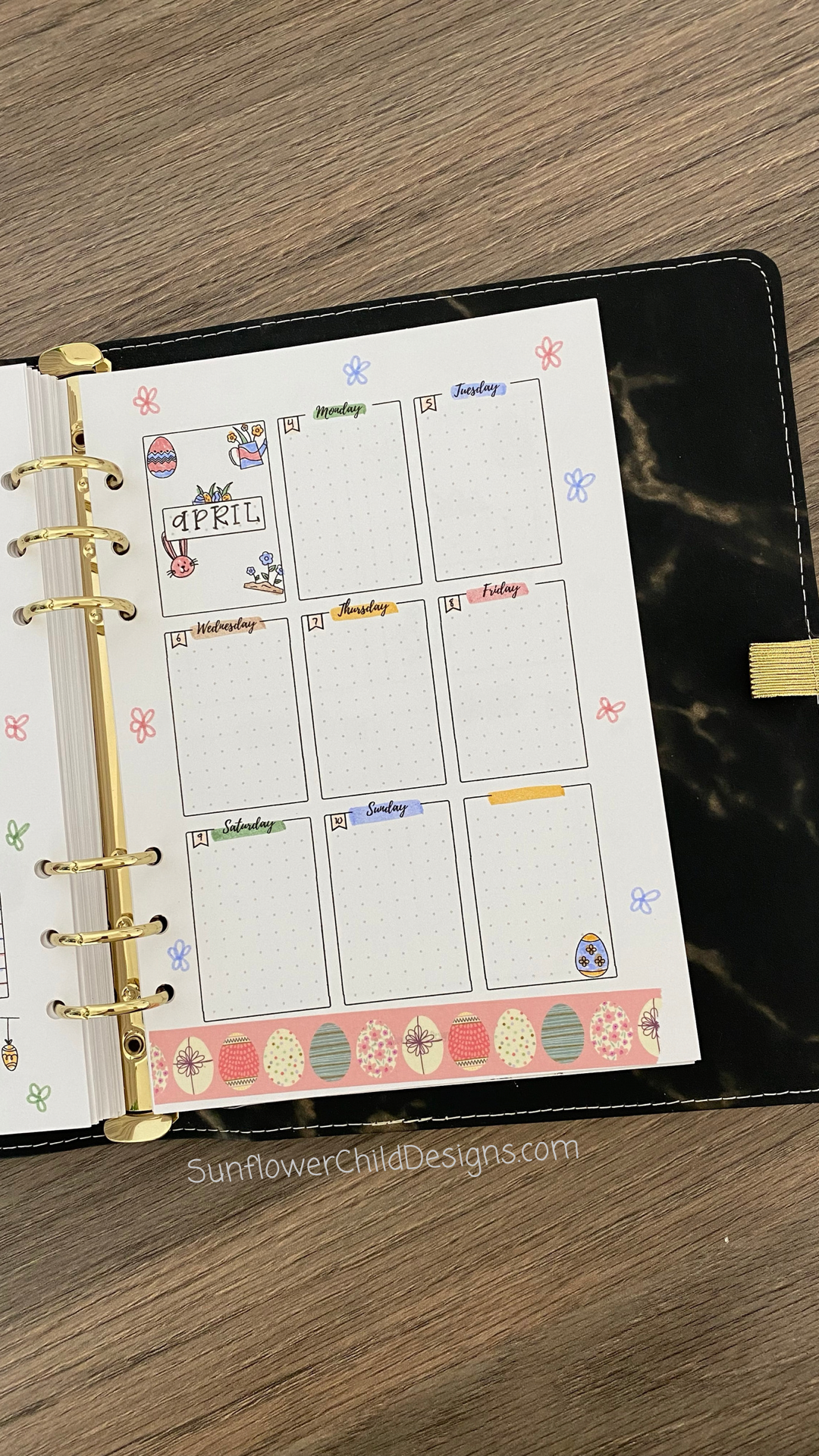 Weekly Layout Easter Themed