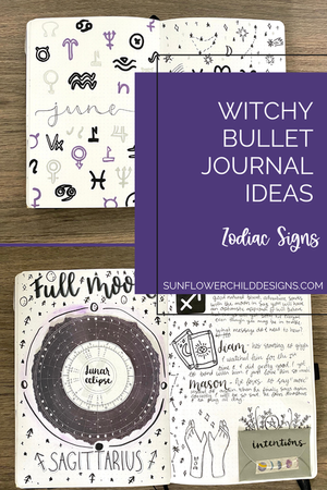 January Bullet Journal Ideas for a Witchy Bullet Journal — Sunflower Child  Designs