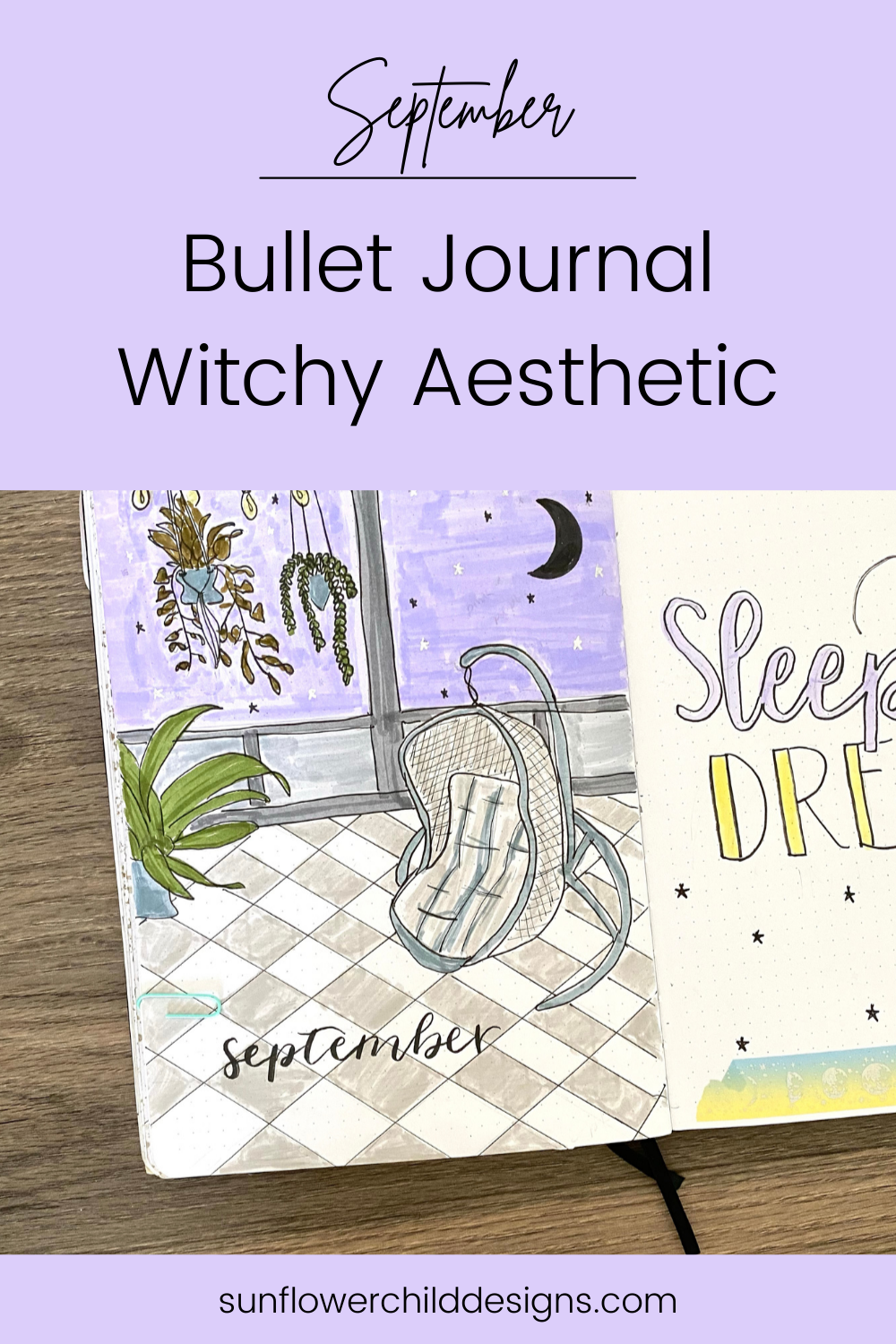 Witchy Bullet Journal September Bullet Journal Ideas