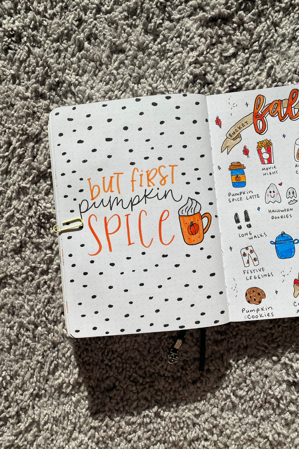 October Quote Page "But First Pumpkin Spice"