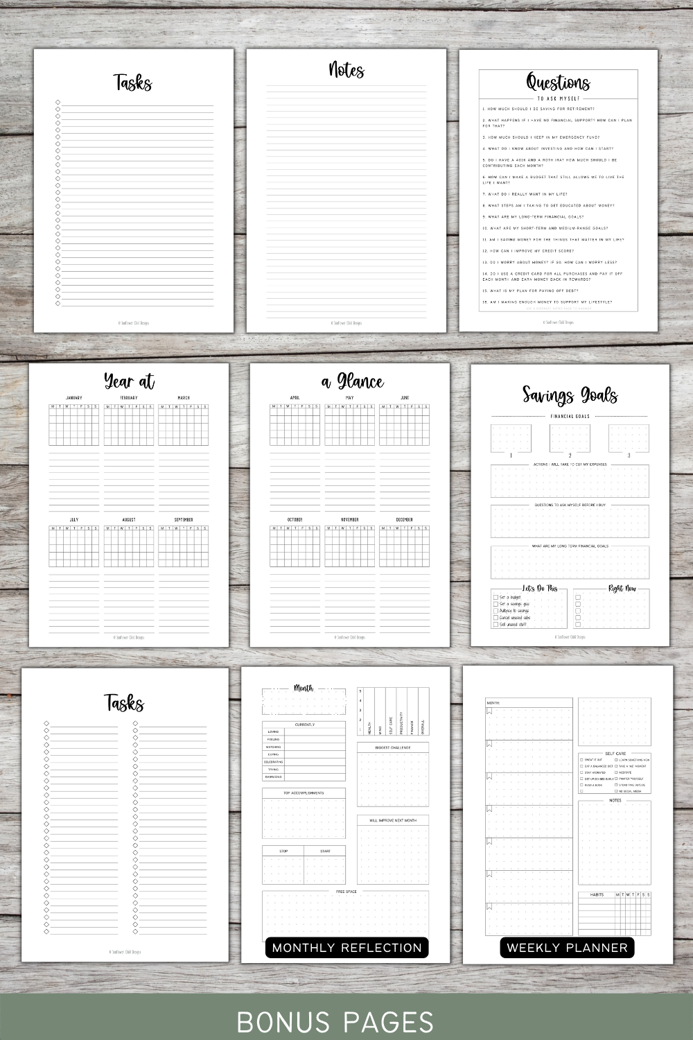 12 Month Pale Pink Floral, Monthly Budget Planner,financial Planner,  Printable, Monthly Budget PDF, Debt Free, Bill Tracker, Savings Goals 