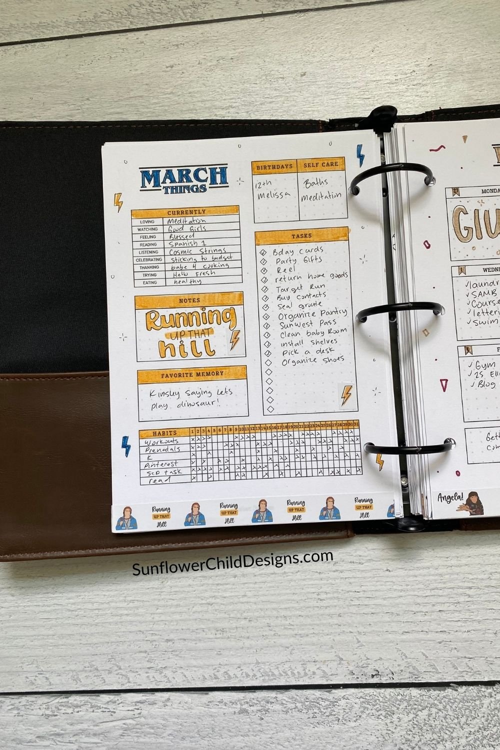 Stranger Things Bullet Journal Ideas (Copy)