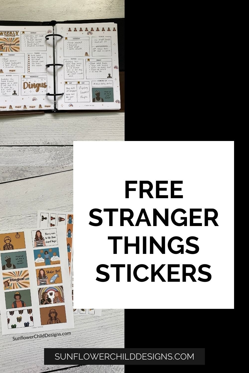 Unleash Your Creativity with FREE Stranger Things Stickers