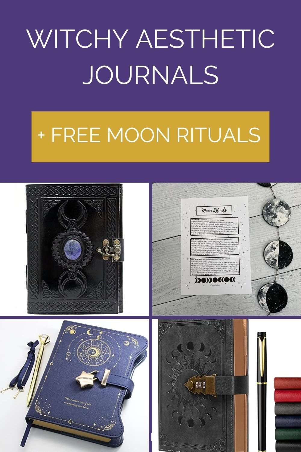 witchy aesthetic journal