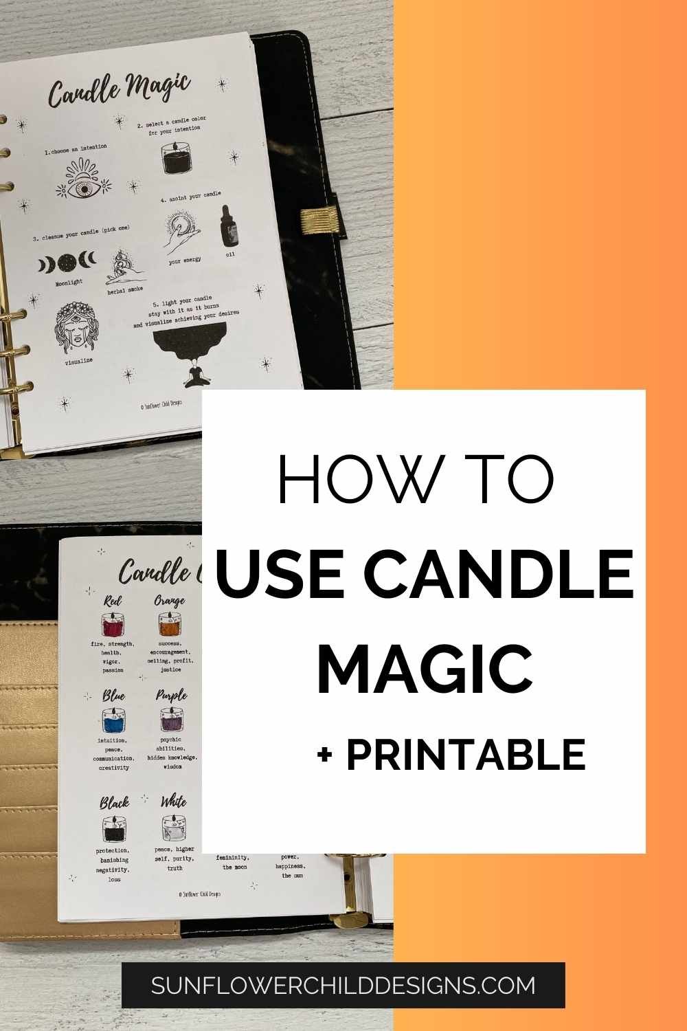 "Unlock the Power of Candle Magic: A Beginner's Guide + Exclusive Printable Pages!"