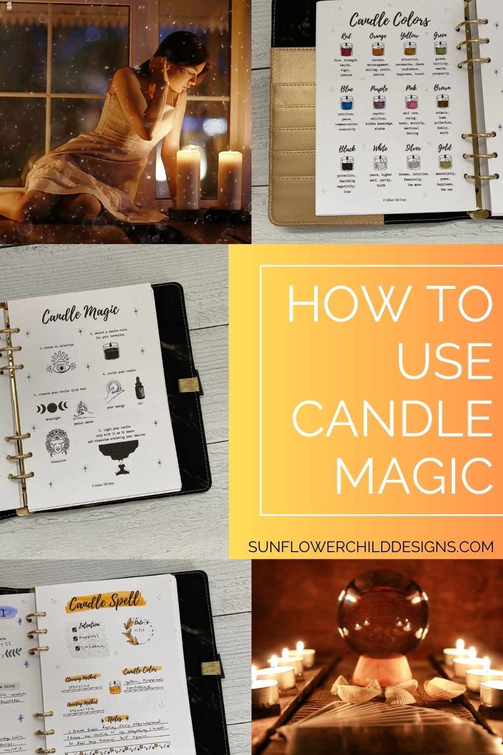 Unlock the Power of Candle Magic: A Beginner's Guide + Exclusive Printable Pages!