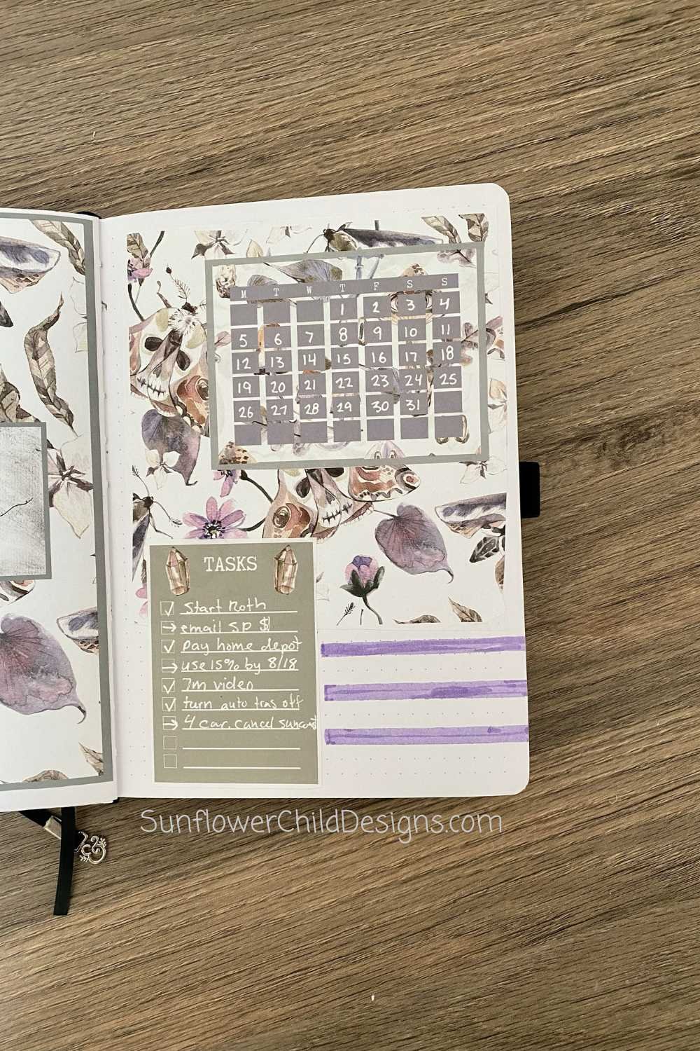 Mystical Forest Journal Kit Printable Planner Stickers