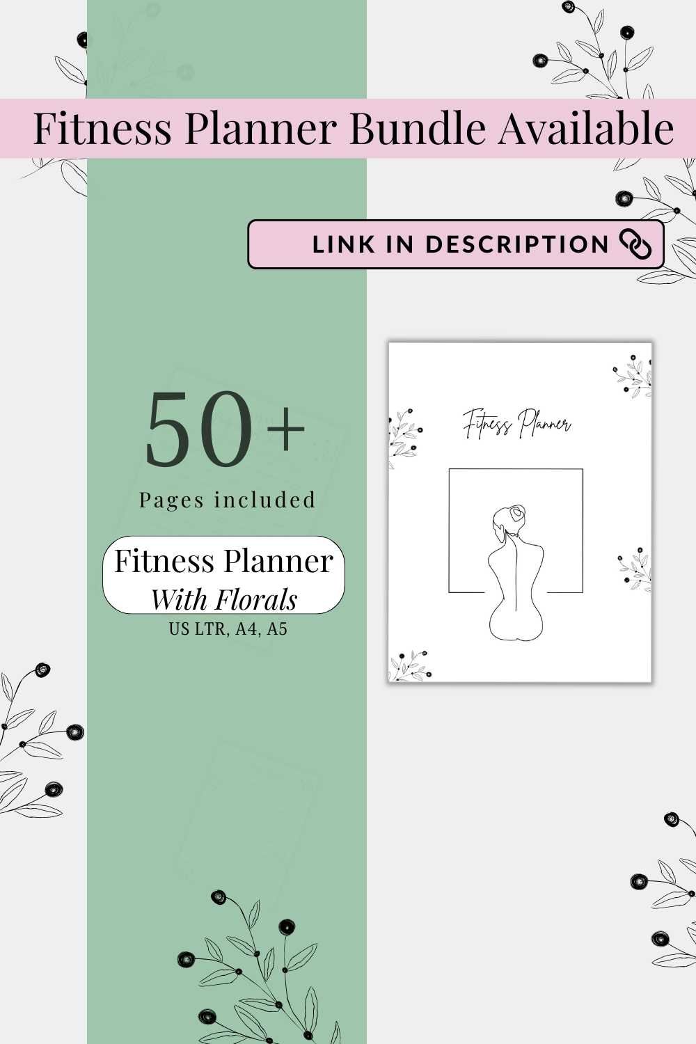 A Simple Running Log with florals