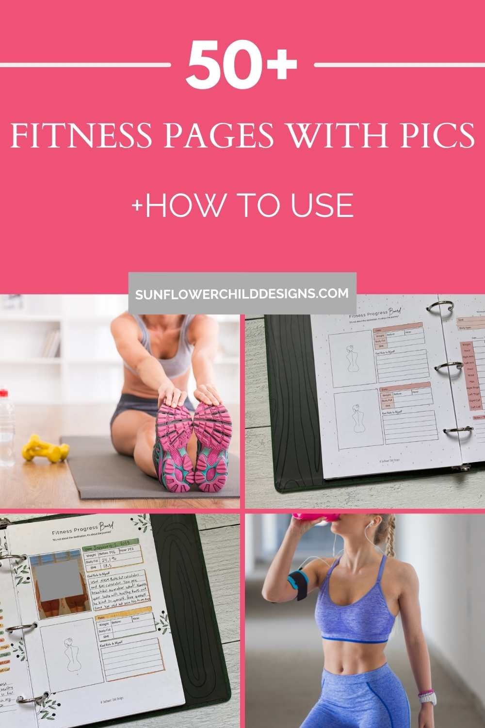 Kickstart Your Fitness Journey with 50+ Inspirational Planner Pages