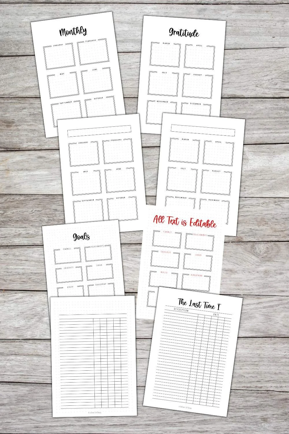 Master To Do List EDITABLE Master Task List — Sunflower Child Designs