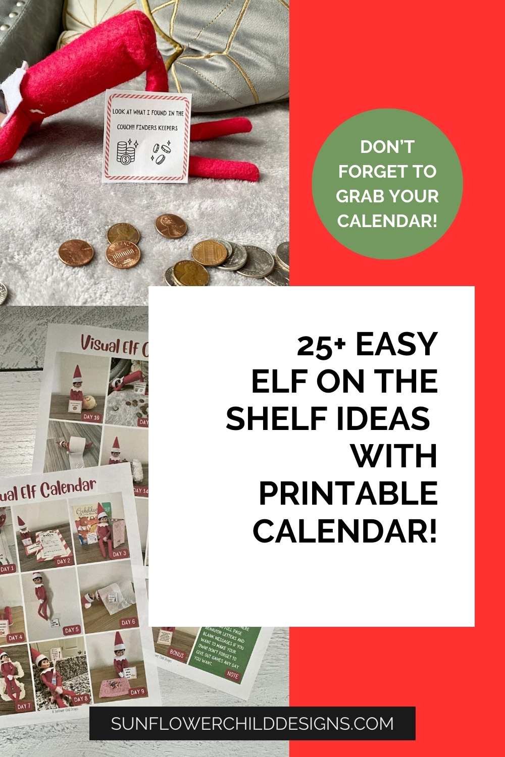 25+ Creative Elf on the Shelf Ideas &amp; Printable Calendar!